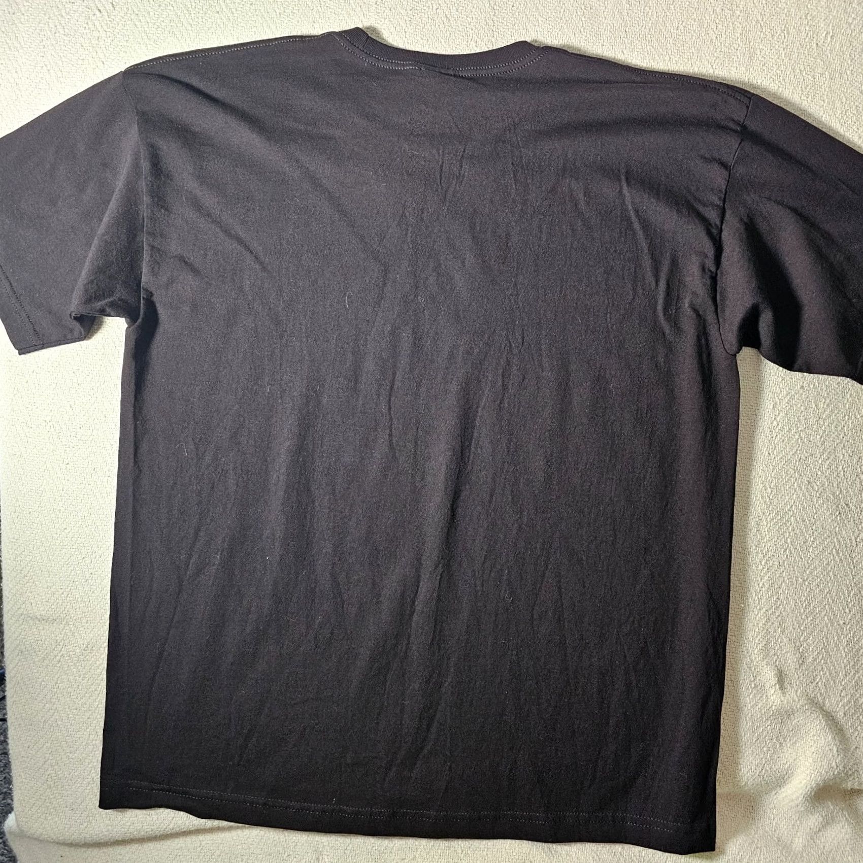 Vintage Bayside T-Shirt Navy Black Mens XL American Made US Marines Veteran I Served Crew Neck Short Sleeve Cotton Preshrunk Size US XL / EU 56 / 4 - 7 Thumbnail
