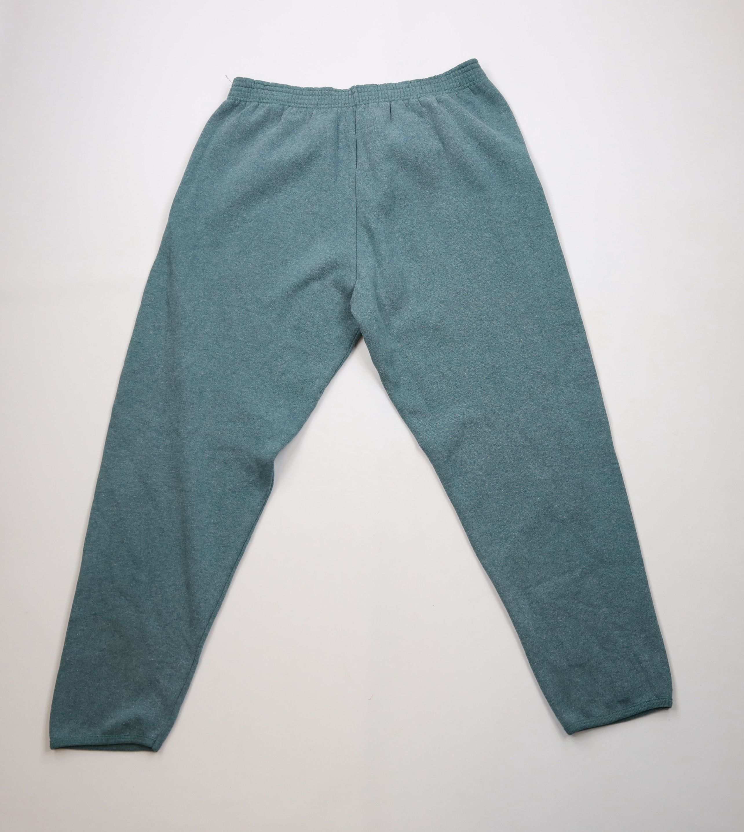 Vintage Vintage 90s Streetwear Tapered Leg Sweatpants Green USA Size 30" / US 8 / IT 44 - 8 Thumbnail