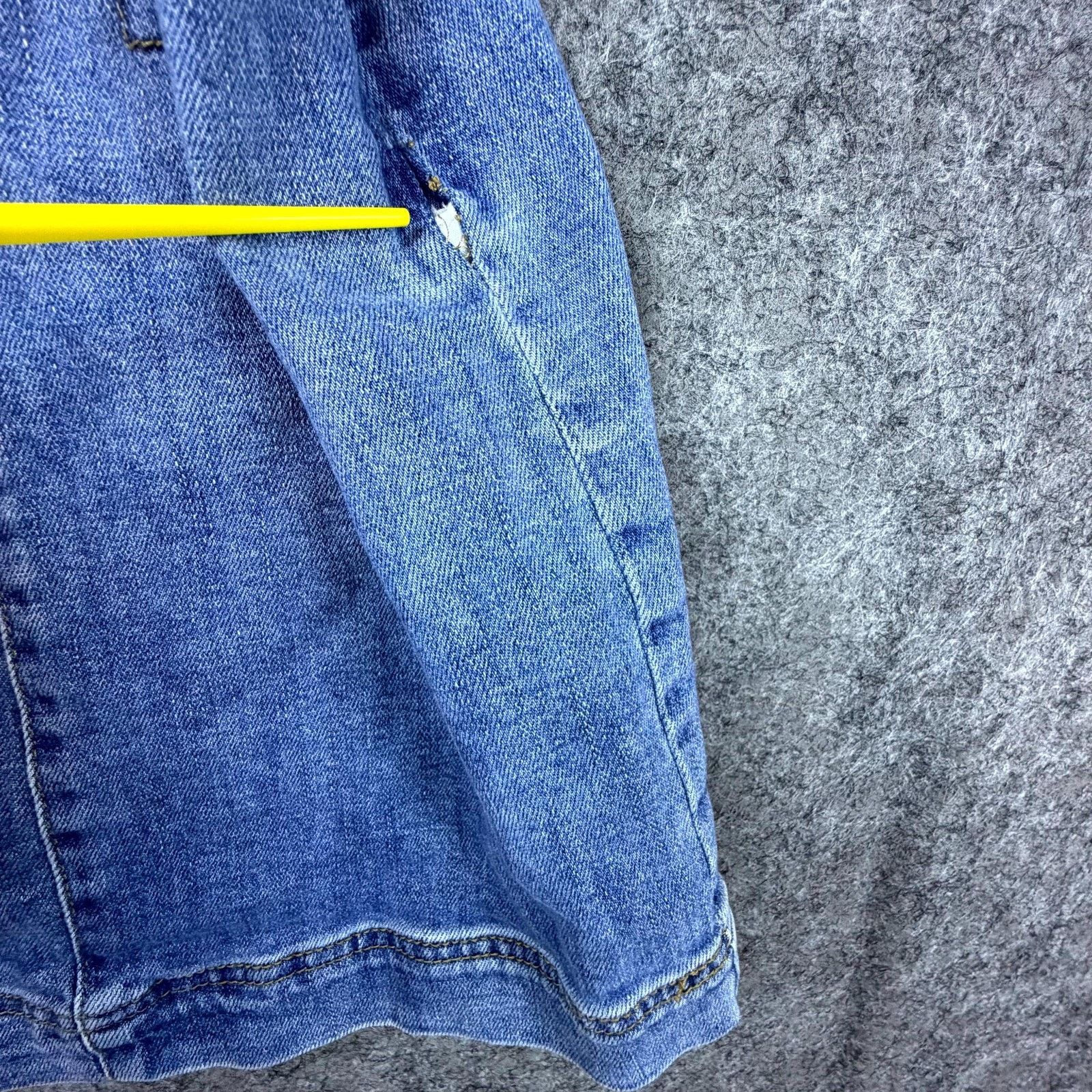 Rsq RSQ Mini Dress Womens Small Blue Y2K 90s Denim Stretch Size S / US 4 / IT 40 - 6 Thumbnail
