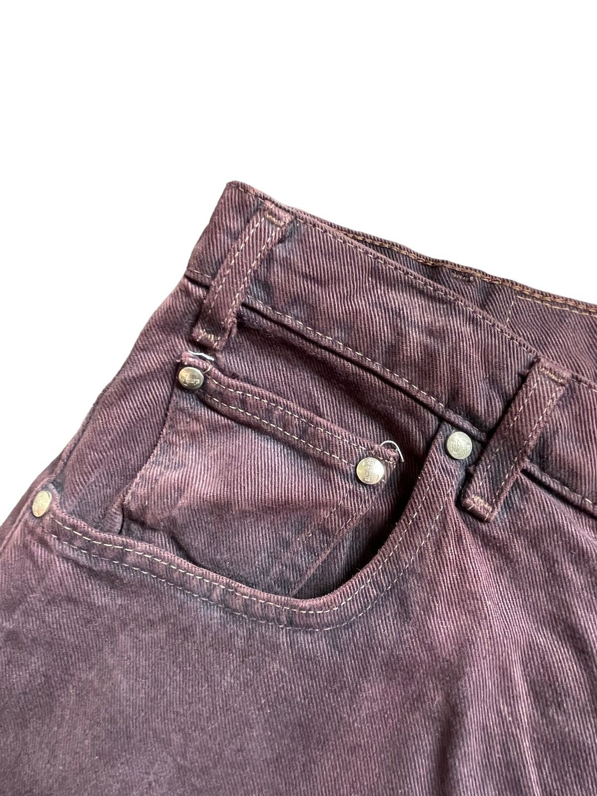 Levi's Vintage Rare 90’s Levis Silvertab Baggy Maroon Colour Size US 36 / EU 52 - 6 Thumbnail