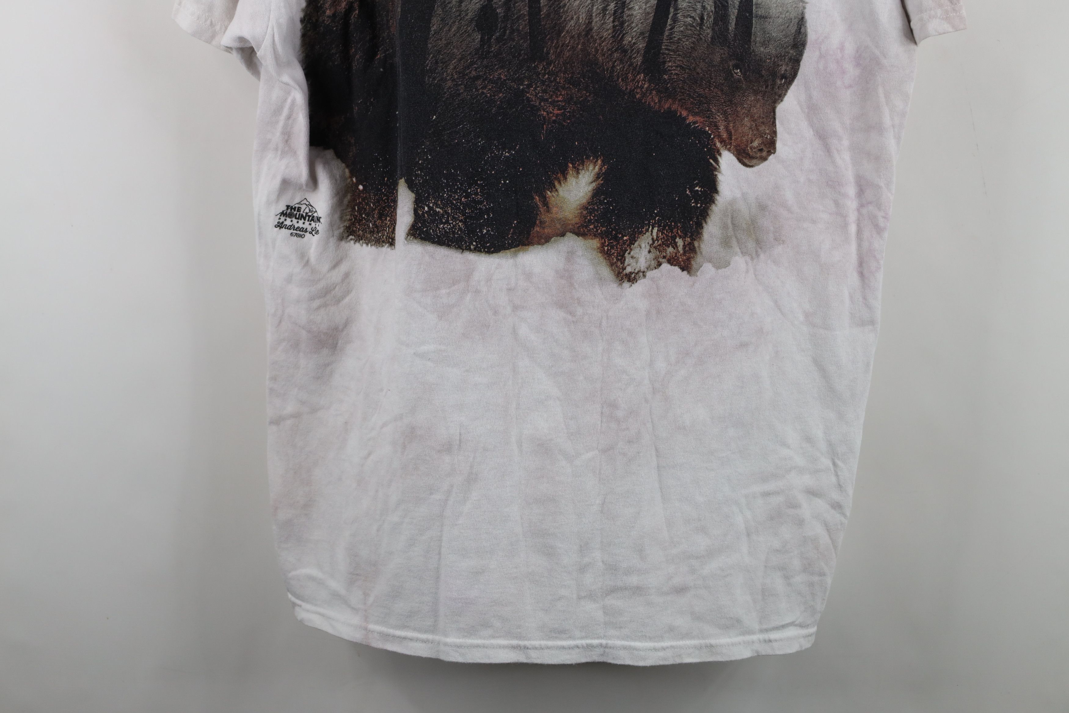 Vintage Vintage Y2K Streetwear Woods Bear Acid Wash T-Shirt Cotton Size US XL / EU 56 / 4 - 3 Thumbnail