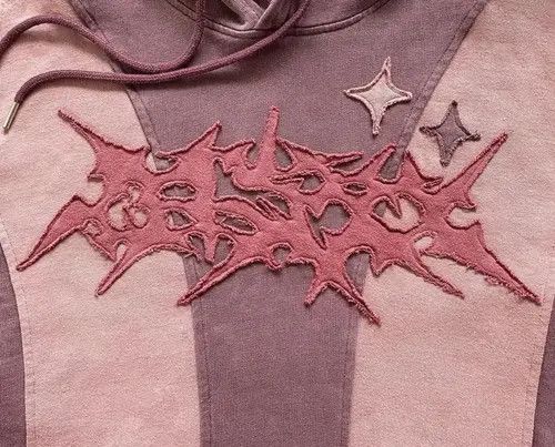 Japanese Brand Mayuko x Riho Y2k Gothic Fashion Star Patch Hoodie Size US XXL / EU 58 / 5 - 4 Thumbnail