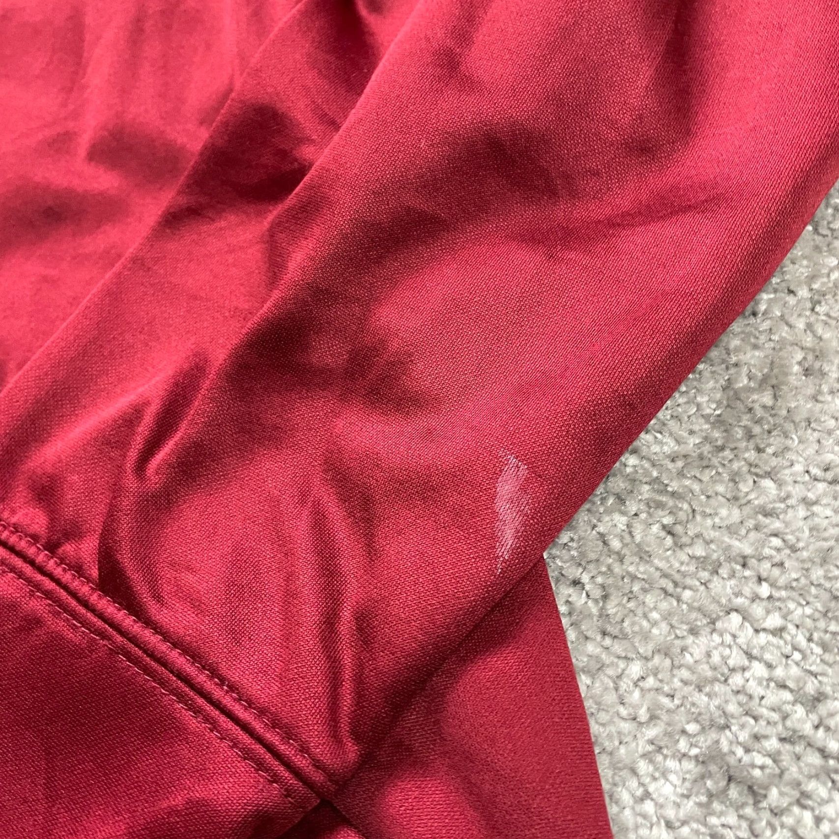 Augusta Sportswear Augusta Hoodie Pullover Men Medium Red Fleece Graphic Logo Football Hooded Sweatshirt Size US S / EU 44-46 / 1 - 4 Thumbnail