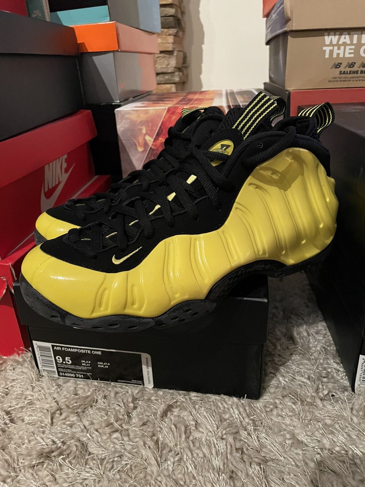 Nike Nike Air Foamposite One Wu Tang Size US 9.5 / EU 42-43 - 1 Thumbnail