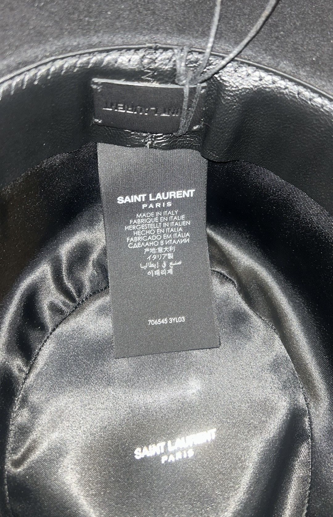 Saint Laurent Paris Saint Laurent Fedora Hat in Rabbit Felt size 58 Size ONE SIZE - 4 Thumbnail