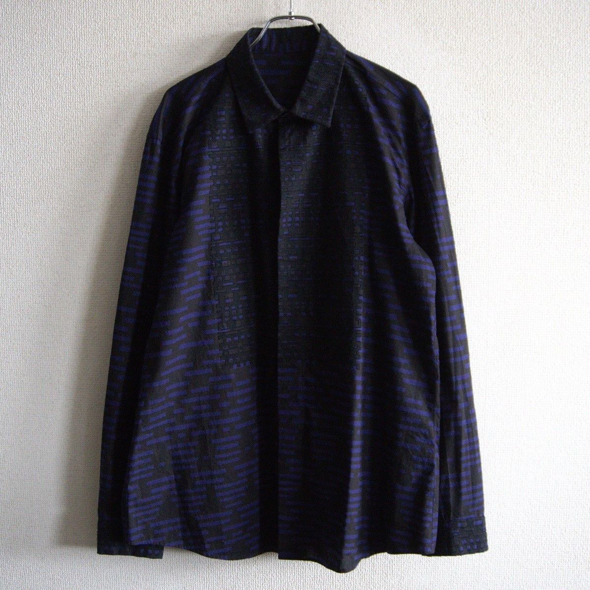 Issey Miyake ISSEY MIYAKE Multi Pattern Shirt Purple Black Size L Size US L / EU 52-54 / 3 - 1 Thumbnail