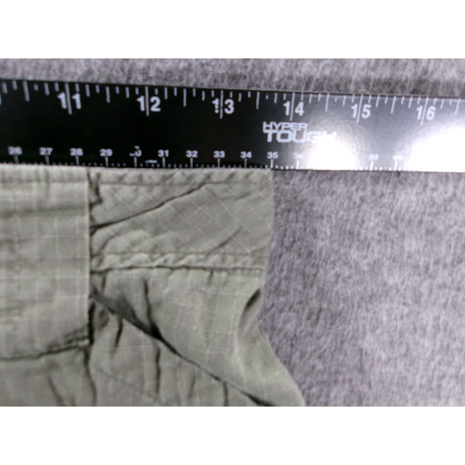 Vintage Vounique Jeans Skirt Women 1 Green Causal Army Grunge Rip Stop Utility Pocket Size 25" / US 0 / IT 36 - 4 Thumbnail