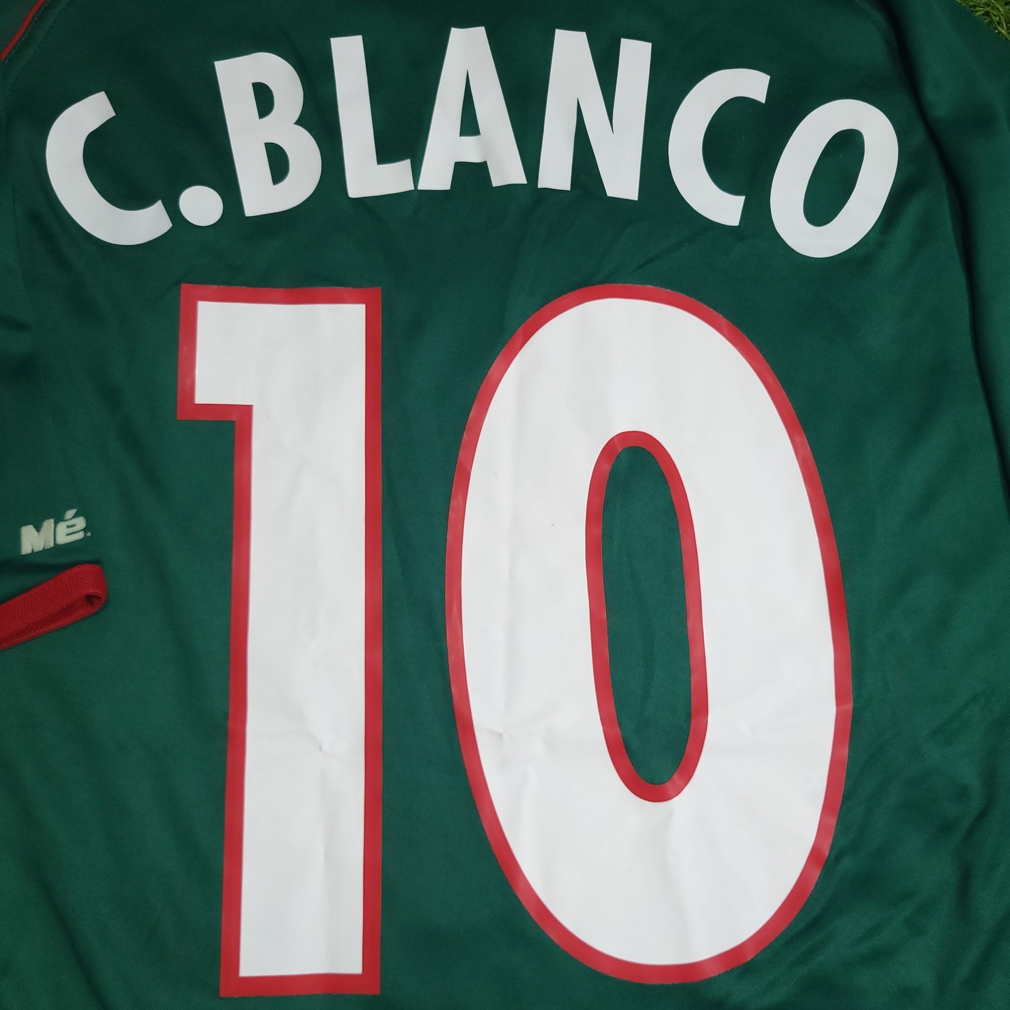Atletica Blanco Mexico 2002 WORLD CUP Atletica Home Jersey M Size US M / EU 48-50 / 2 - 3 Thumbnail