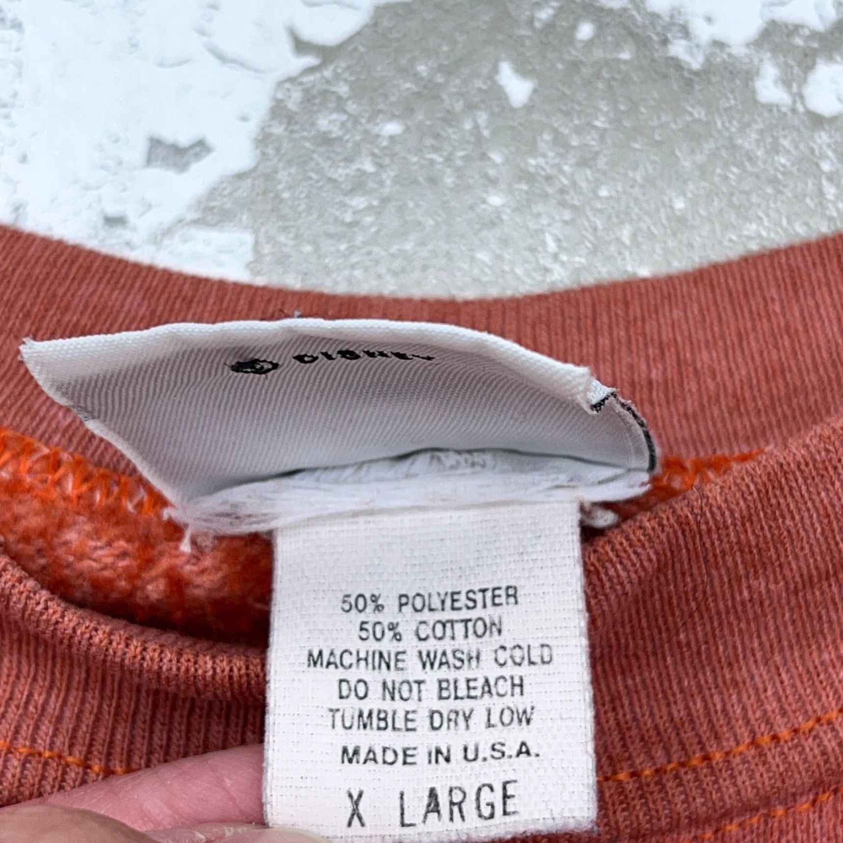Mickey & Co. VINTAGE Mickey & Co. Sweatshirt Shirt Men XL Orange 80s 90s Cartoon Disney Logo Graphic Print Pullover Crew Neck Size US XL / EU 56 / 4 - 7 Thumbnail