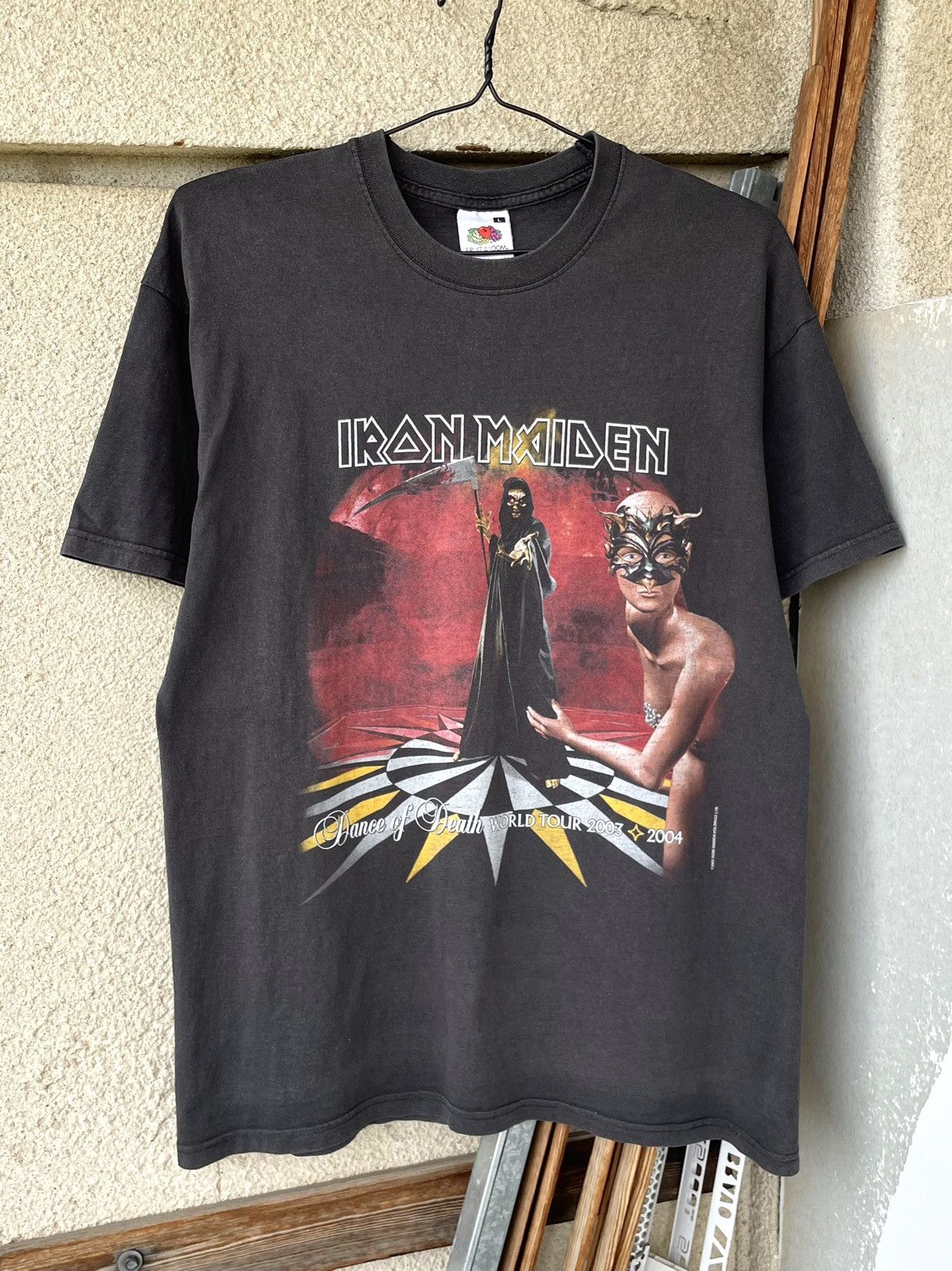Band Tees Vintage 2003 Iron Maiden Dance Of Death World Tour T-Shirt Size US L / EU 52-54 / 3 - 8 Thumbnail