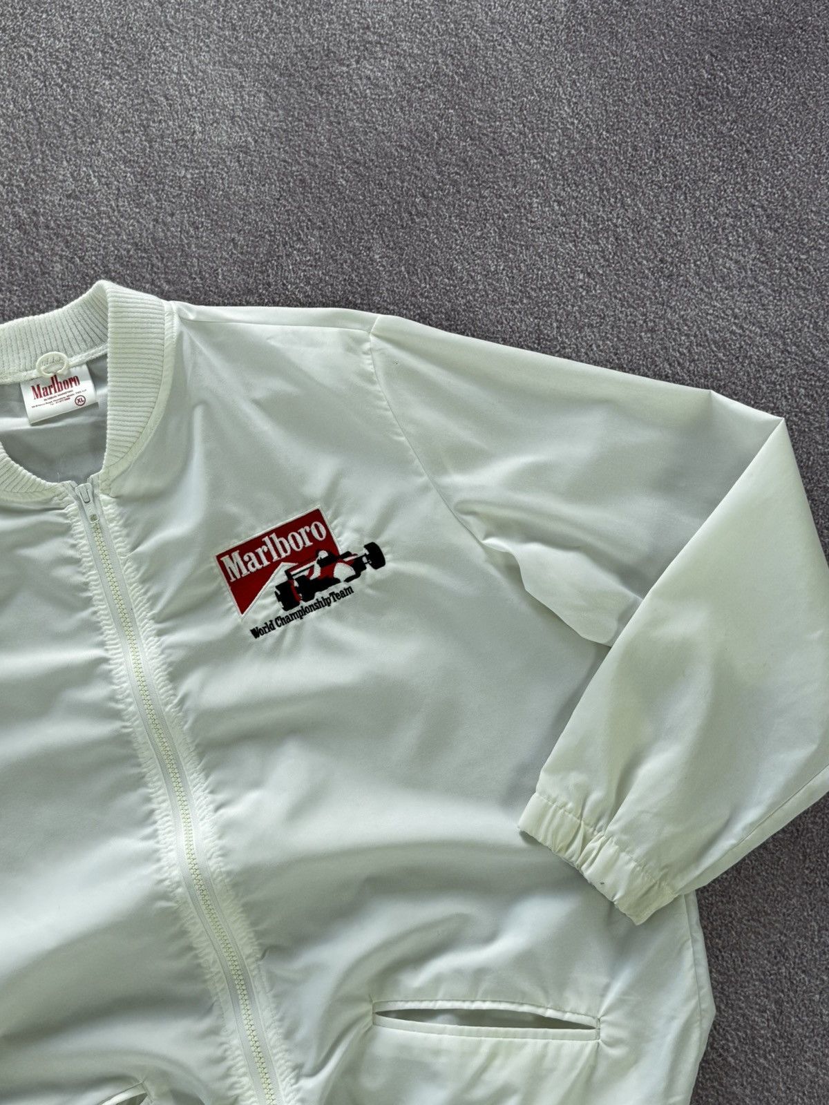 Marlboro 00’s Marlboro Vintage Racing Bomber Jacket Size US XL / EU 56 / 4 - 5 Thumbnail