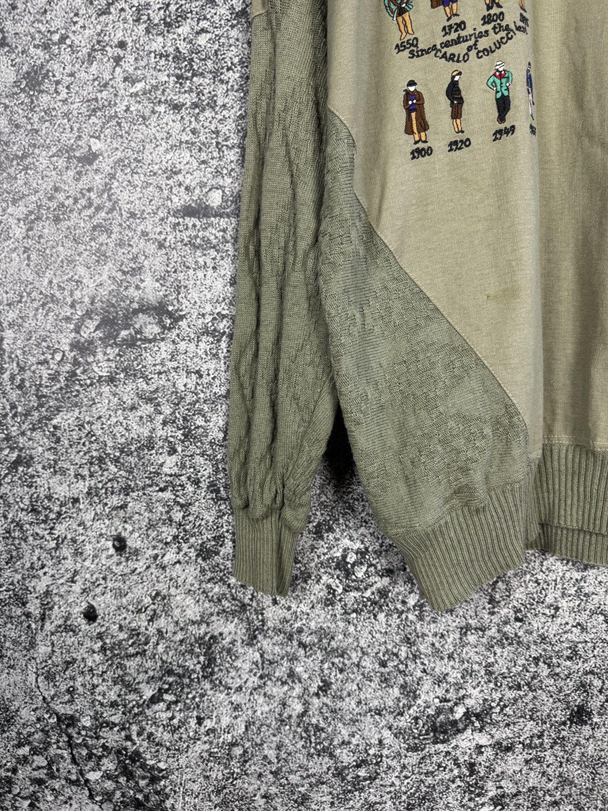 Carlo Colucci Carlo Colucci Vintage Pullover Crewneck Sweater Size 54 Size US XL / EU 56 / 4 - 4 Thumbnail