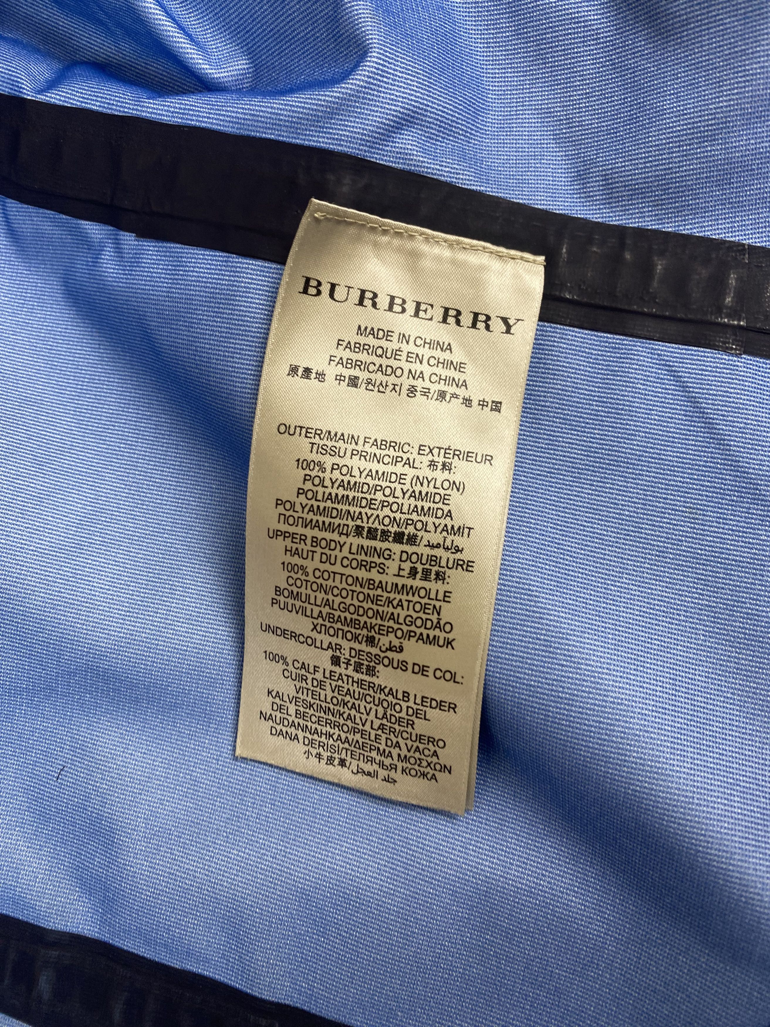 Burberry Burberry Brit Water Resistant Double Breasted Jacket Size US M / EU 48-50 / 2 - 9 Thumbnail