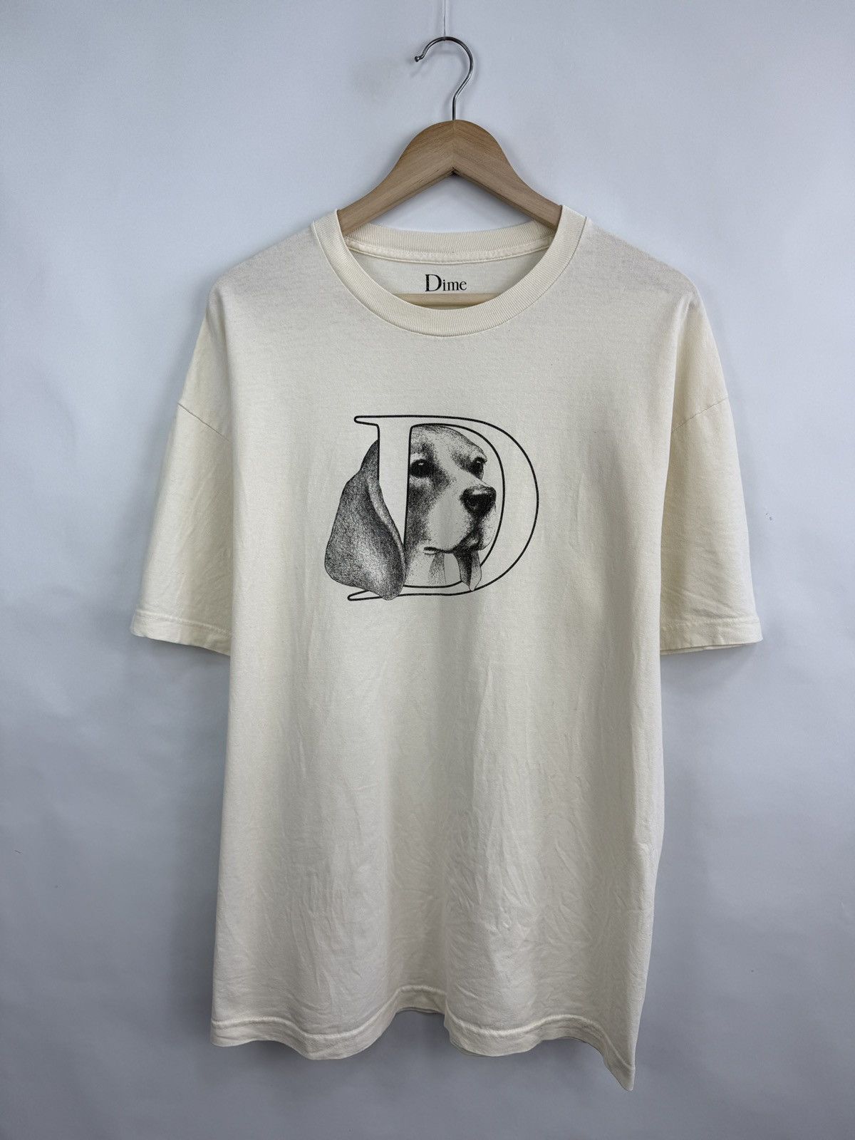 Dime 🇺🇸 Y2K DIME Dog T-Shirt Rare Retro Hype Skateboard Size US XL / EU 56 / 4 - 3 Thumbnail