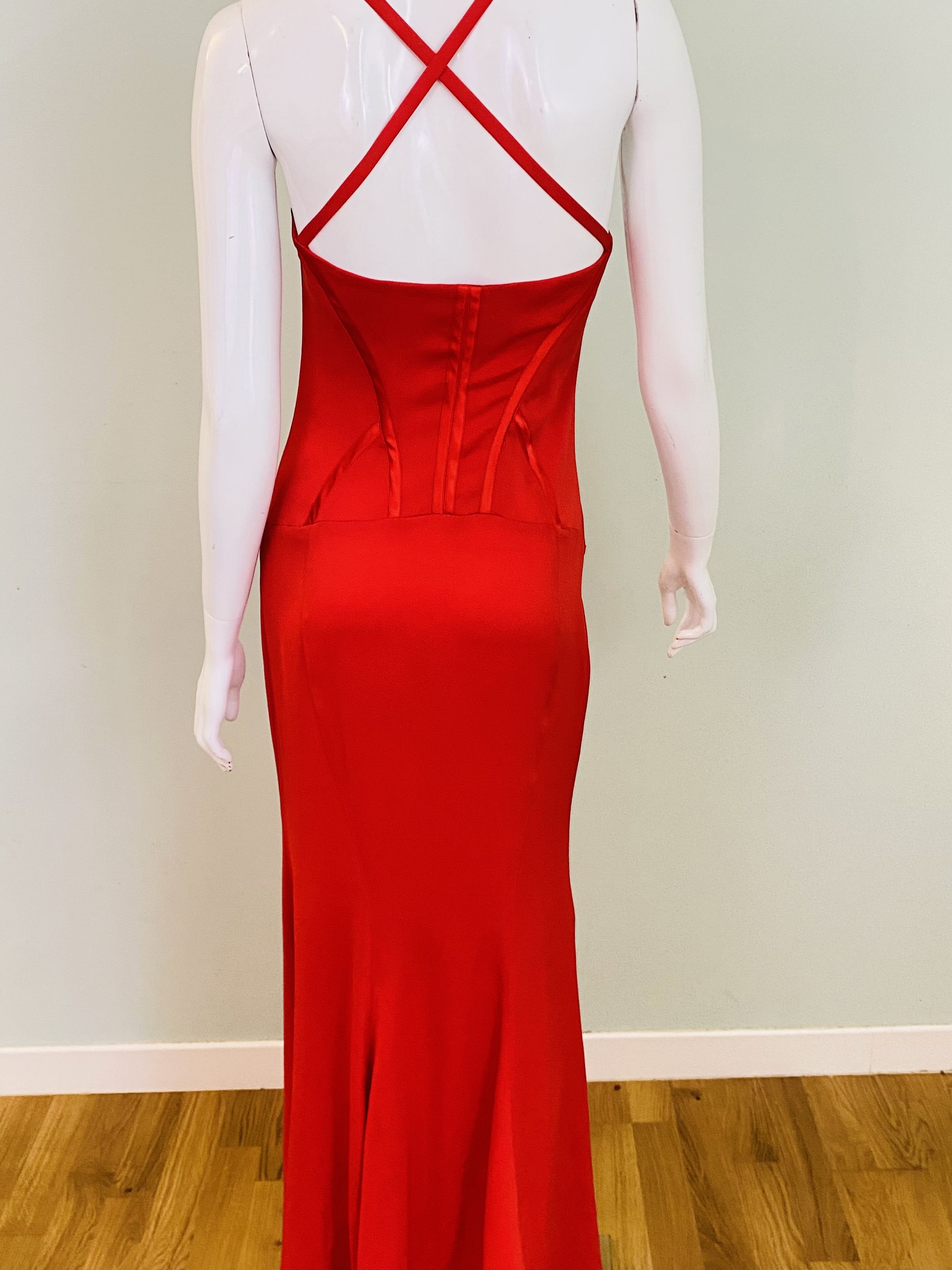 Versace Gianni Versace Couture Clips Bustier Corset Slit Gown Dress Size M / US 6-8 / IT 42-44 - 8 Thumbnail