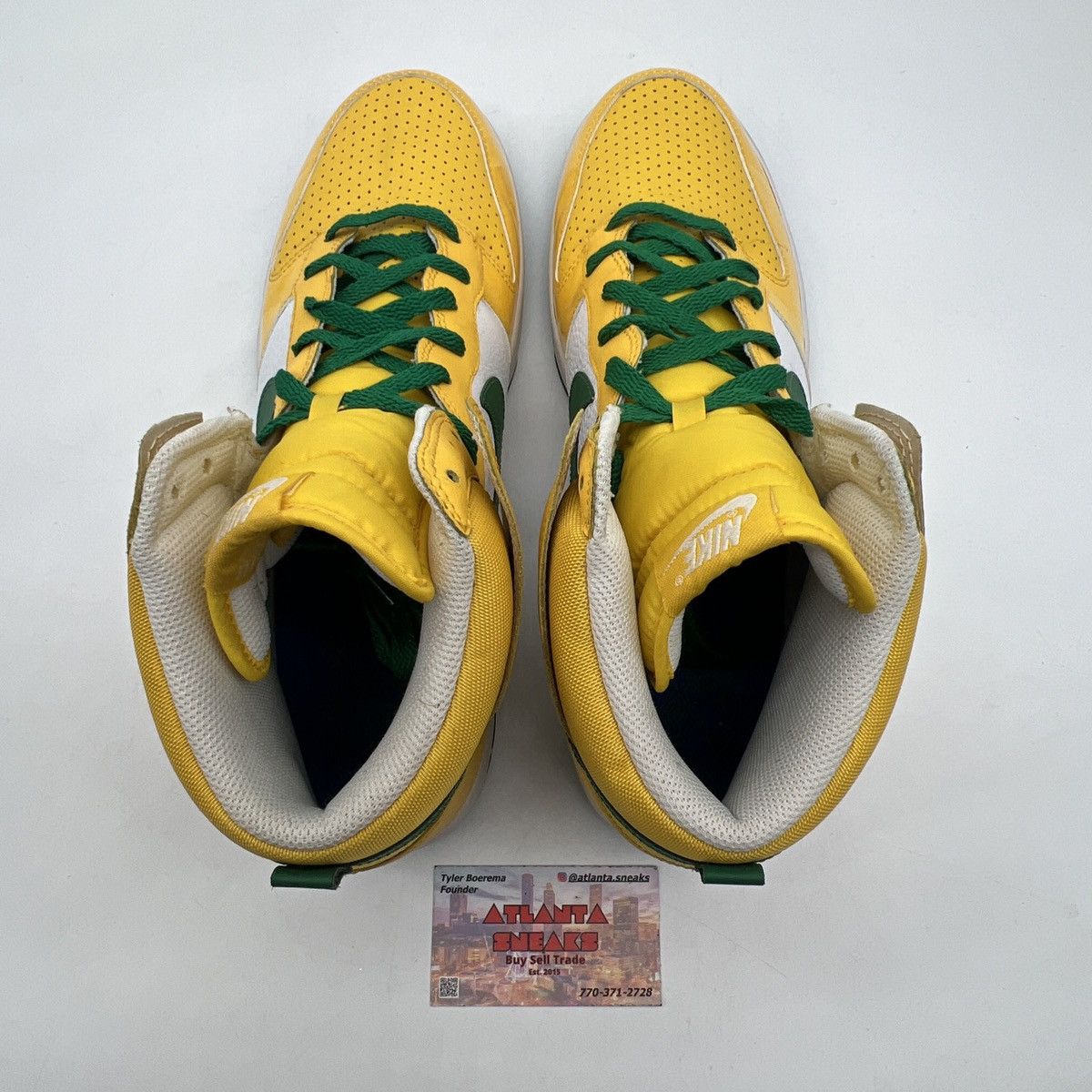Nike Dunk high yellow Size US 13 / EU 46 - 6 Thumbnail