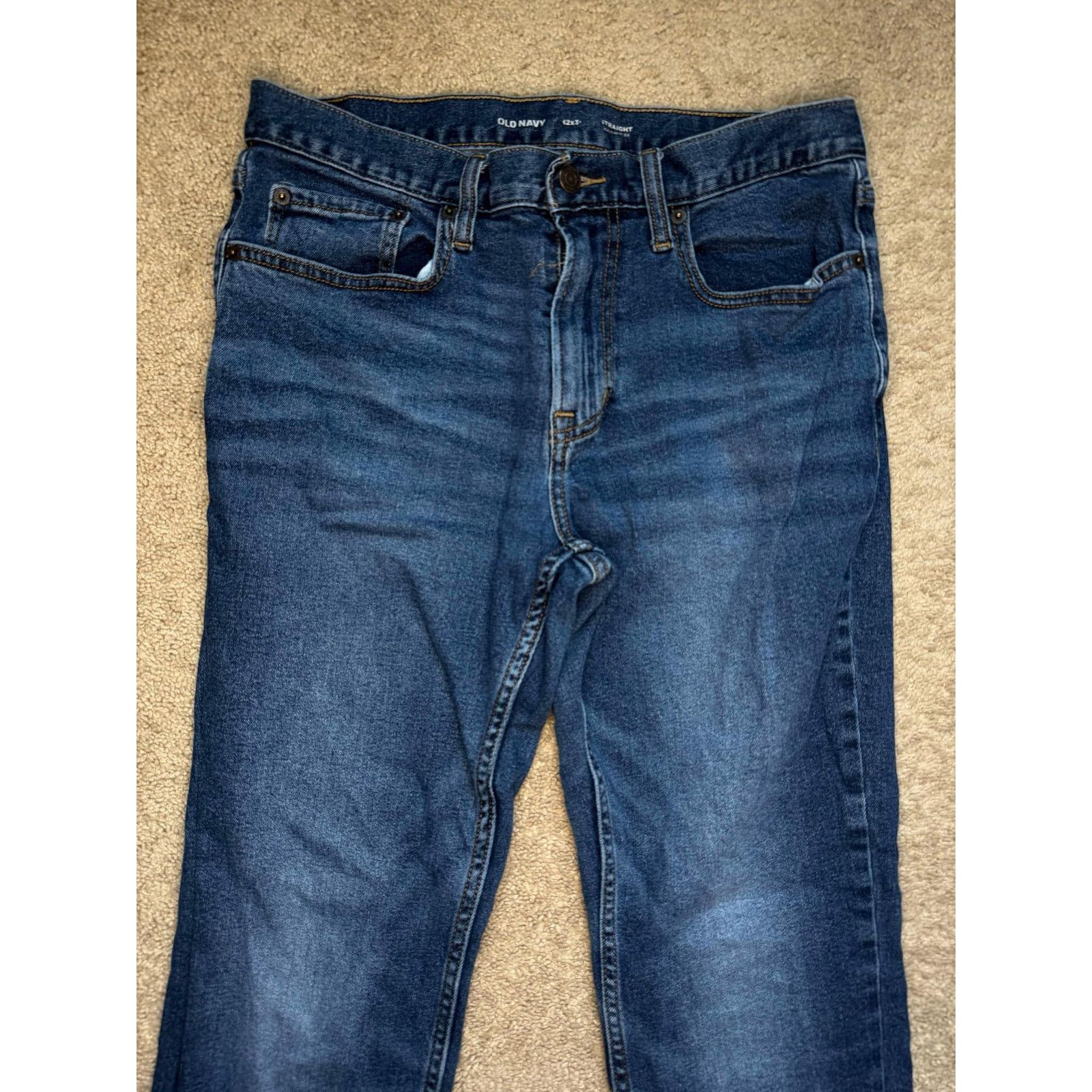 Old Navy Old Navy Built-In Flex Straight Jeans *LOT OF 2* Blue 32/30 Size US 32 / EU 48 - 5 Thumbnail