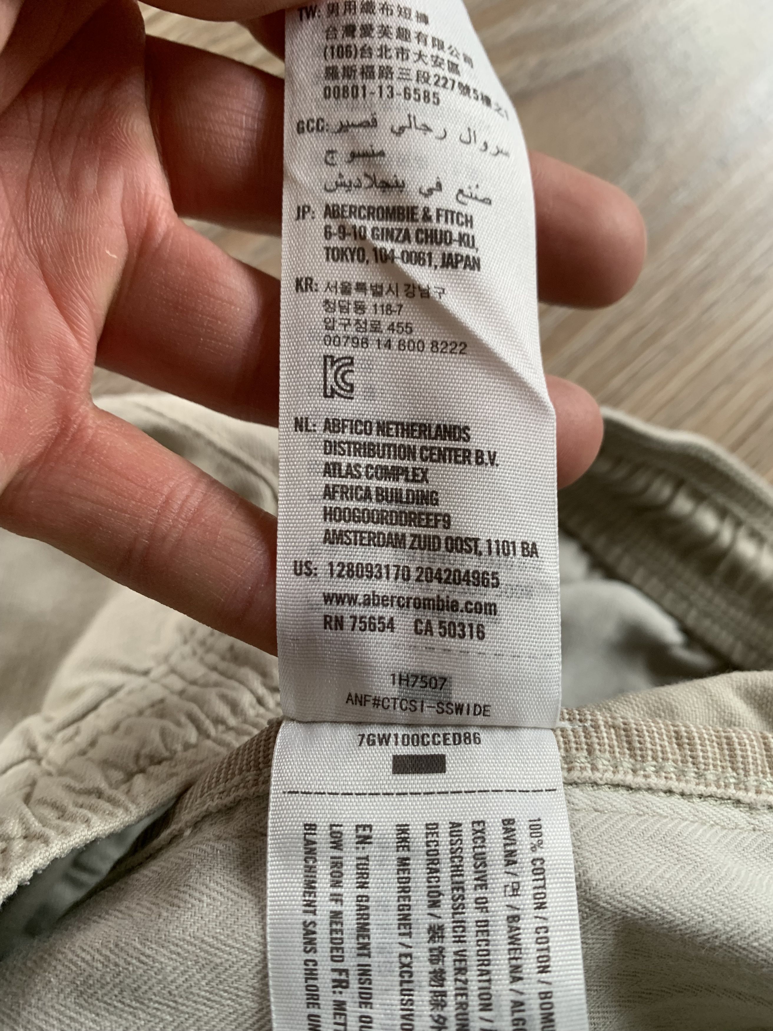 Abercrombie & Fitch Mens Abercrombie & Fitch Cotton Shorts Size US 38 / EU 54 - 8 Thumbnail