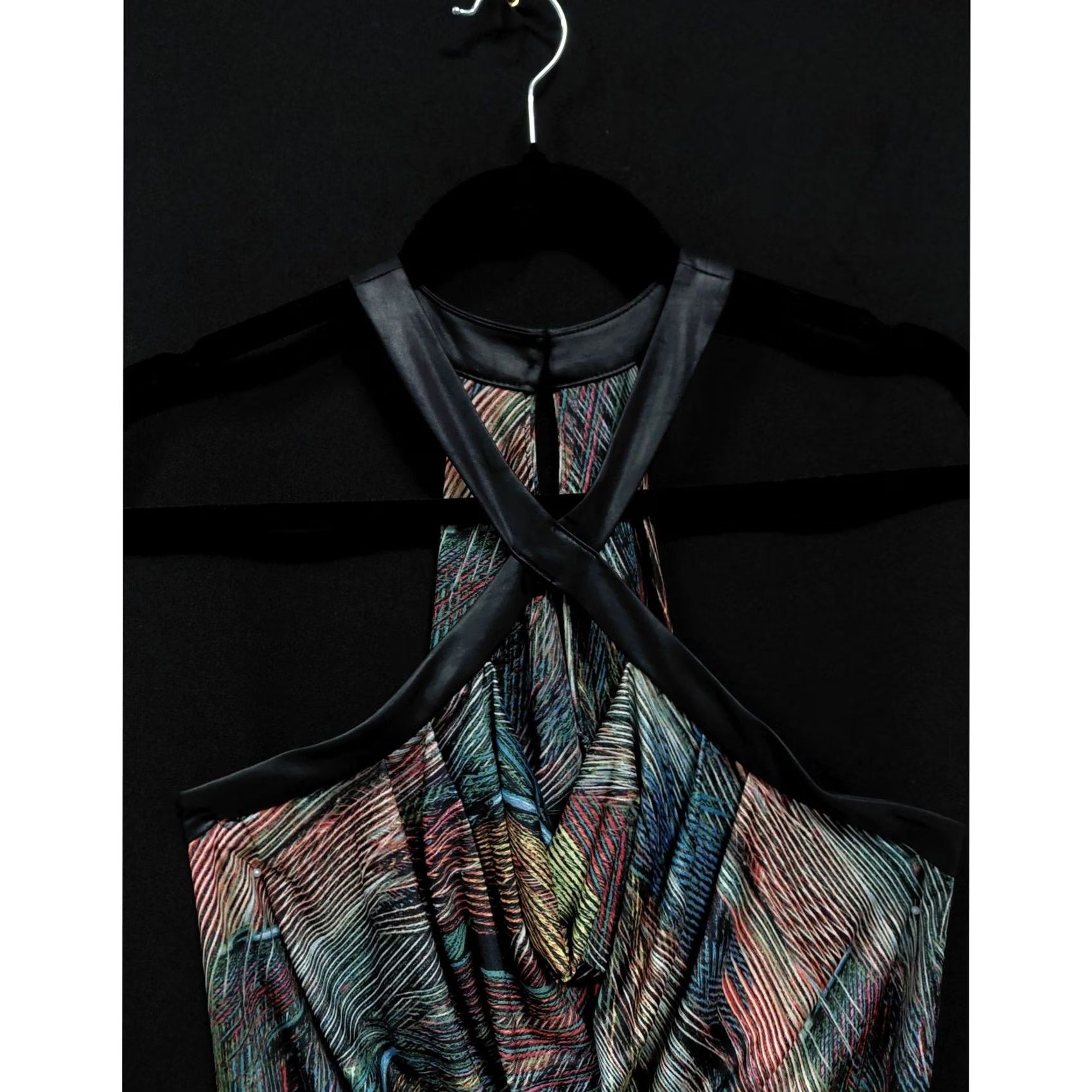 Guess GUESS Multicolor Halter Top Graphic Print Knit Sleeveless Women Size S Size S / US 4 / IT 40 - 3 Thumbnail