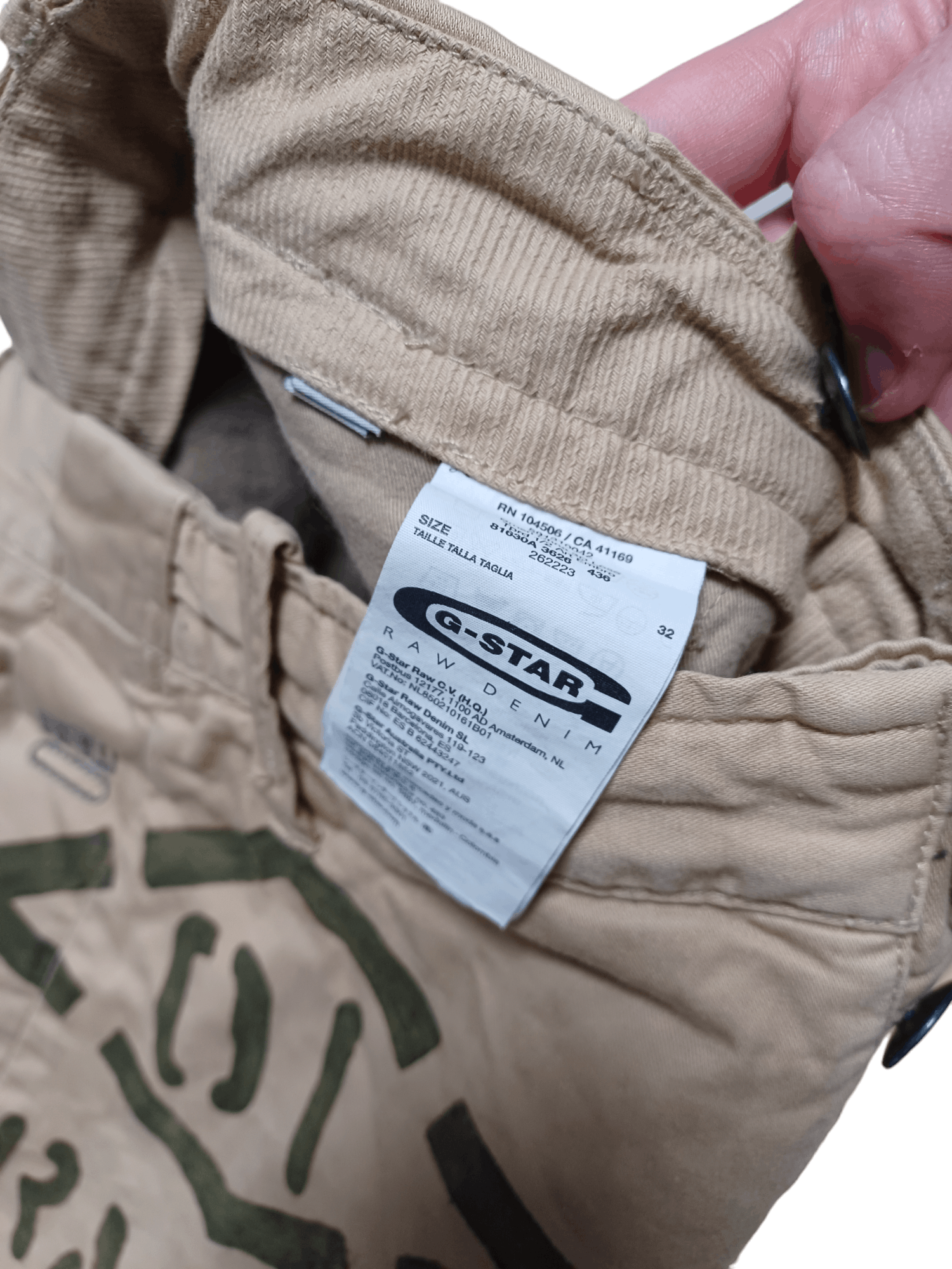 G-Star G STAR RAW BIGLOGO CARGO MULTIPOCKET SHORTS Size US 32 / EU 48 - 7 Thumbnail