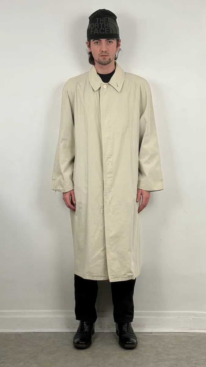 Giorgio Armani 1990s Giorgio Armani Beige Trench Coat Size US M / EU 48-50 / 2 - 2 Thumbnail