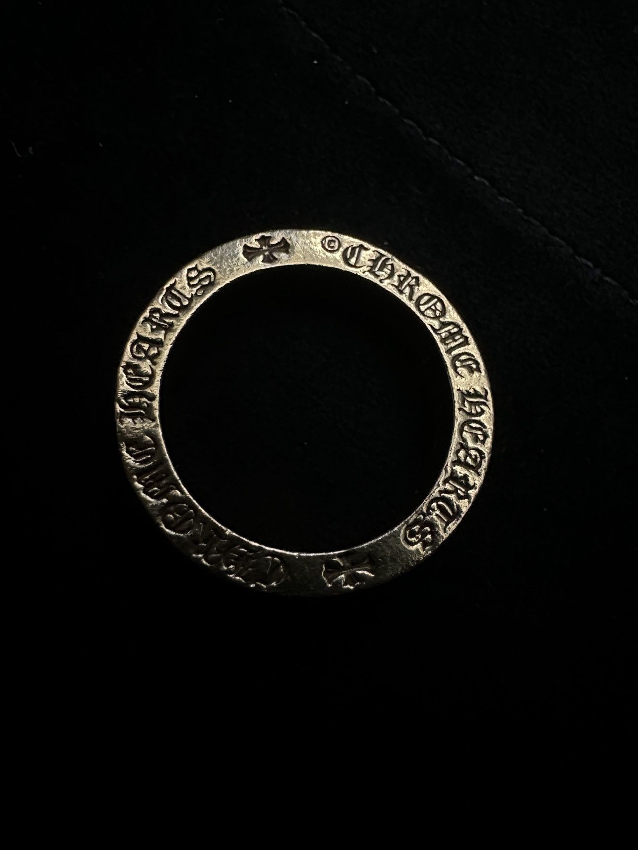 Chrome Hearts Chrome Hearts 22k Gold Fuck You Spacer Ring 6mm Size 8 Size ONE SIZE - 14 Thumbnail