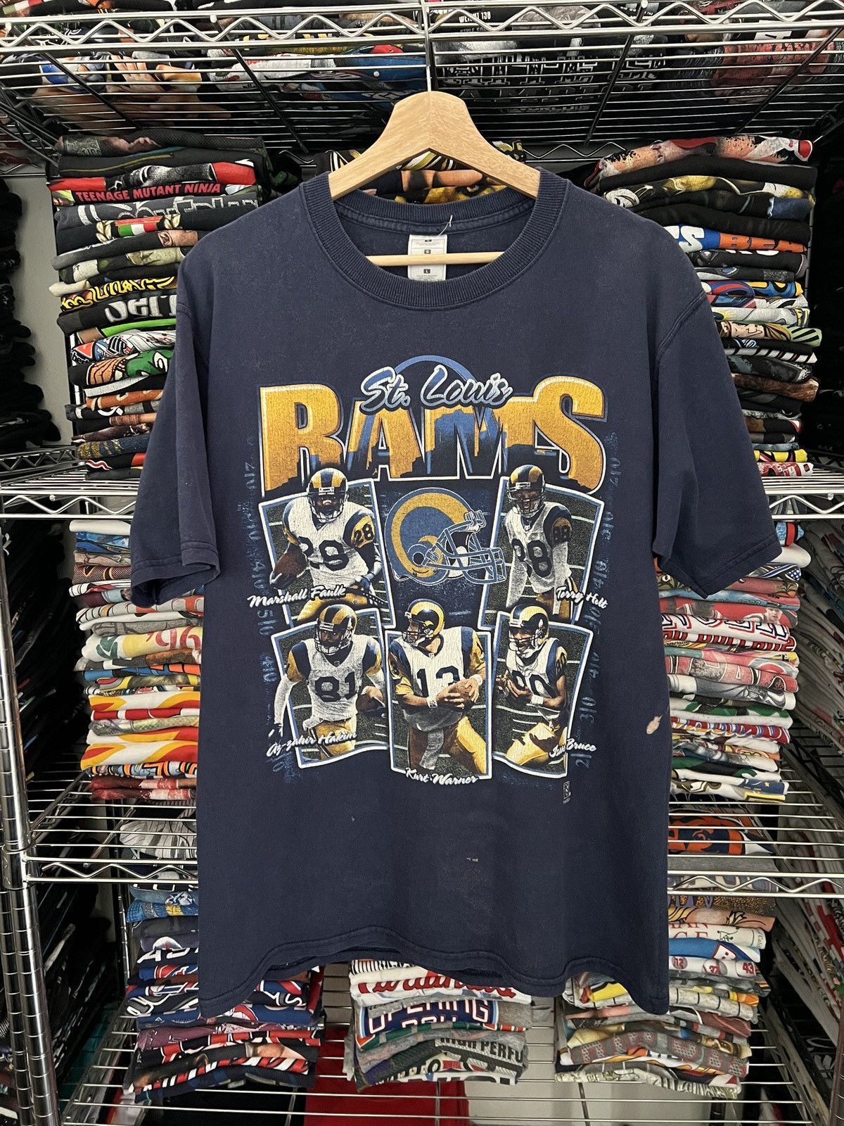 NFL 90s St Louis Rams Players Tee Size US L / EU 52-54 / 3 - 1 Thumbnail