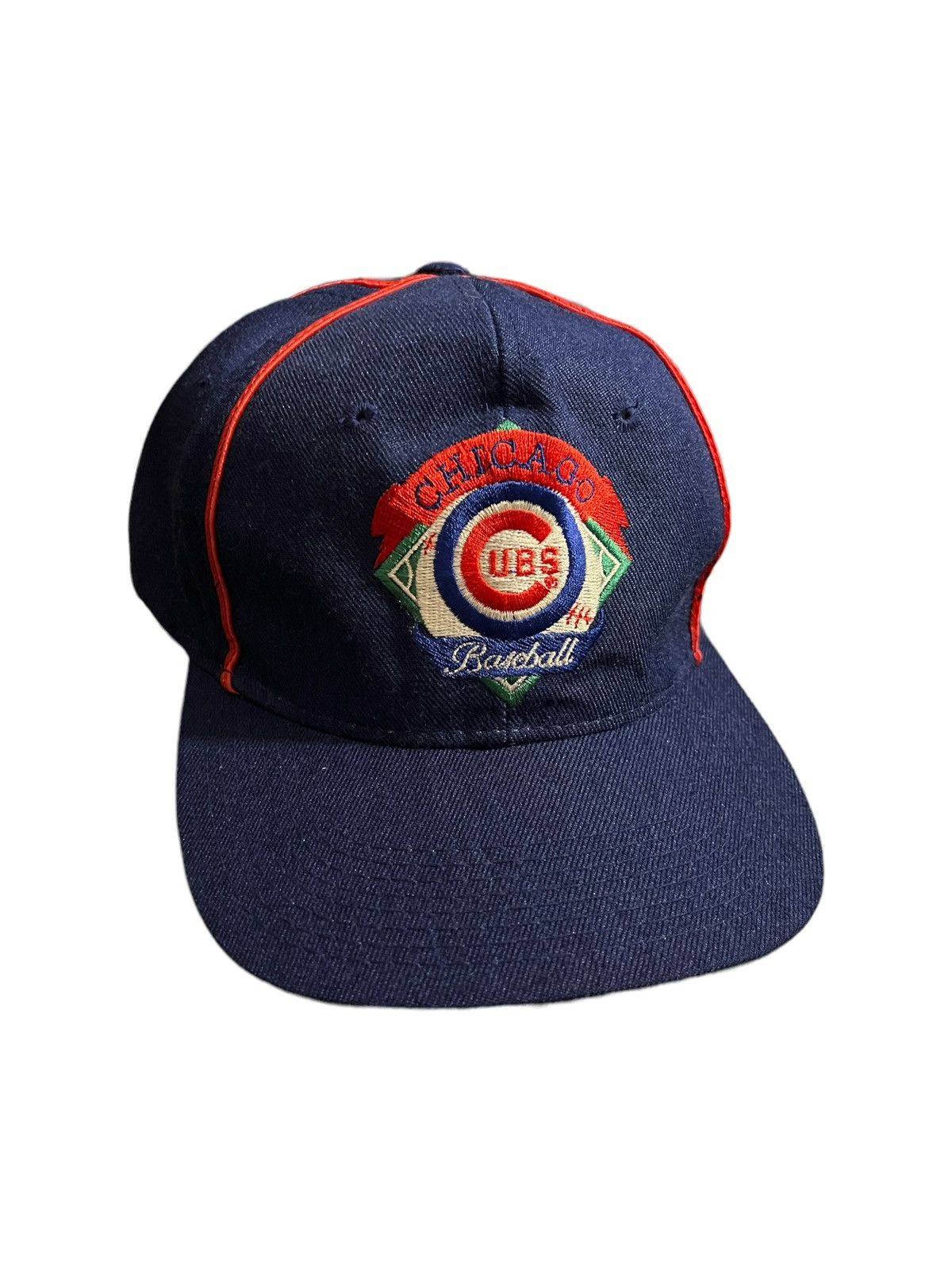 Vintage VTG Chicago Cubs NWT Snapback Hat MLB 1992 Size ONE SIZE - 1 Thumbnail