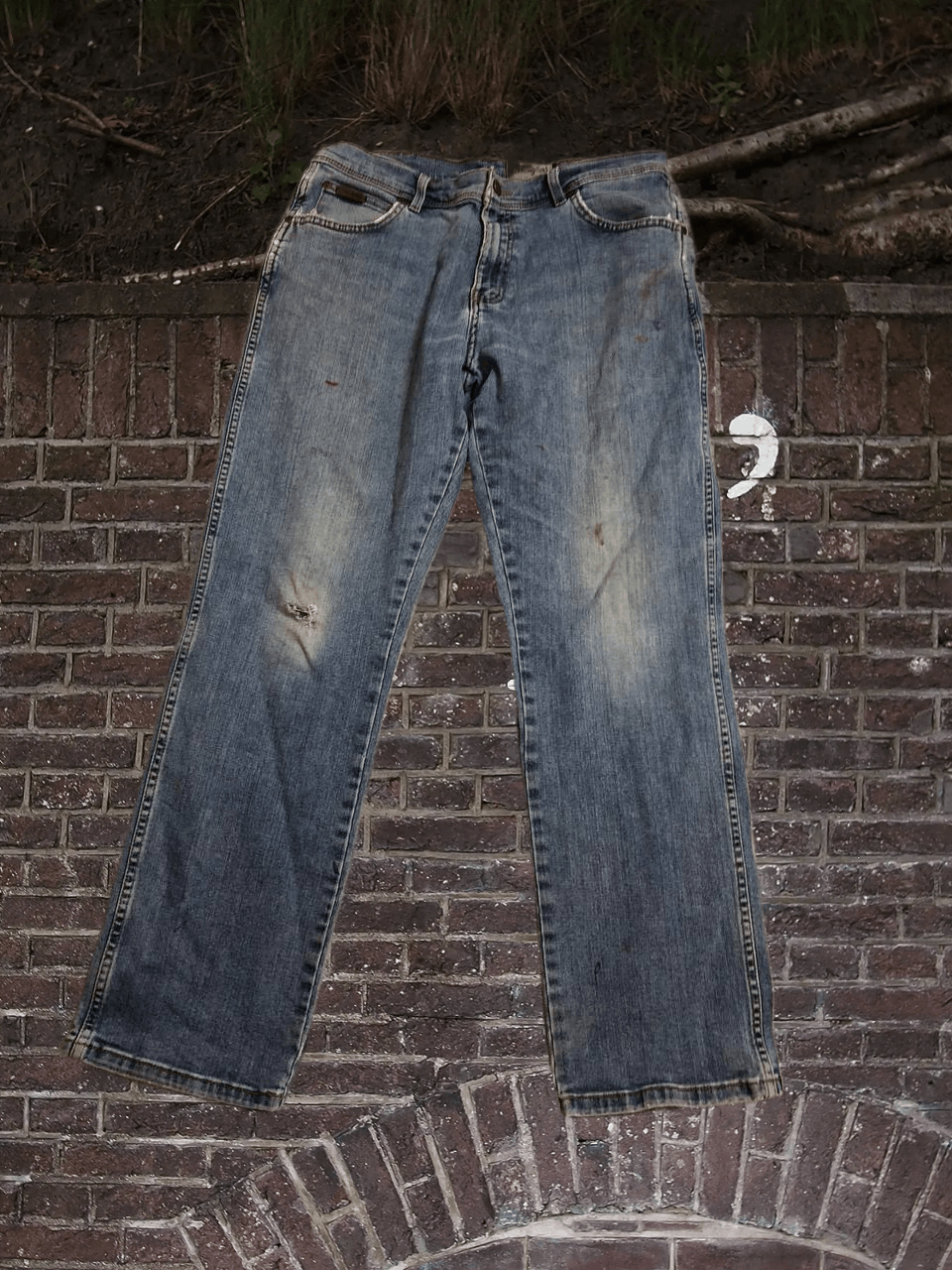 Wrangler Wrangler Men’s Straight Fit Denim Jeans Everyday Wear Size US 34 / EU 50 - 1 Thumbnail