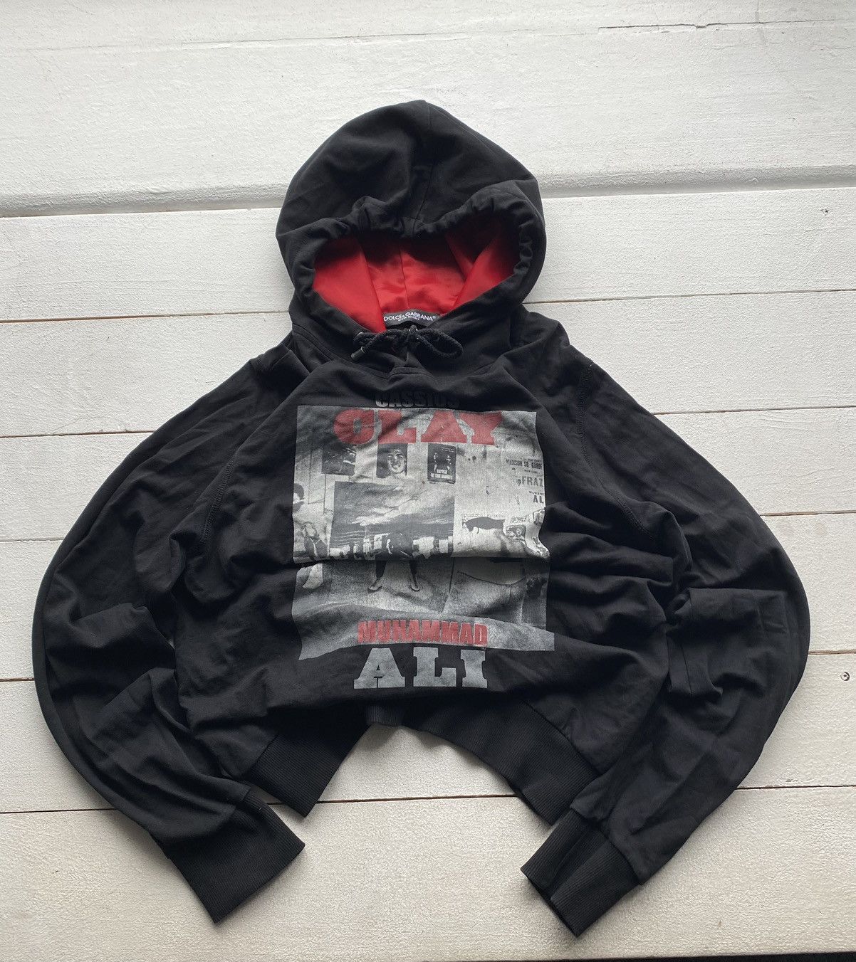 Designer × Dolce & Gabbana × Vintage 🔥Luxury Dolce Gabbana Muhhamad Ali Logo Hoodie Mens Designer Size US S / EU 44-46 / 1 - 1 Thumbnail