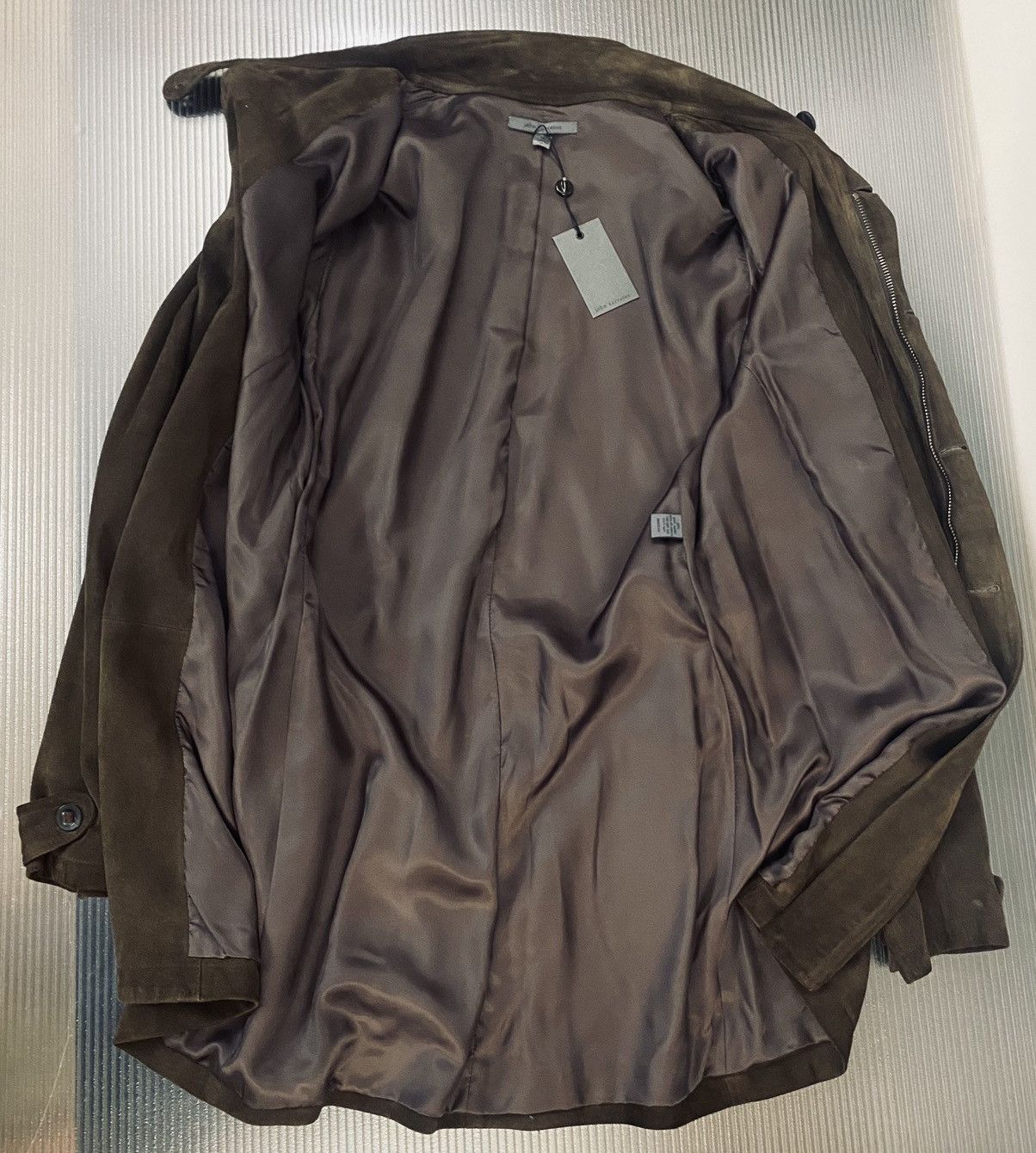 John Varvatos John Varvatos 🇺🇸 espresso goatskin Morrison coat 52 NEW Size US L / EU 52-54 / 3 - 8 Thumbnail