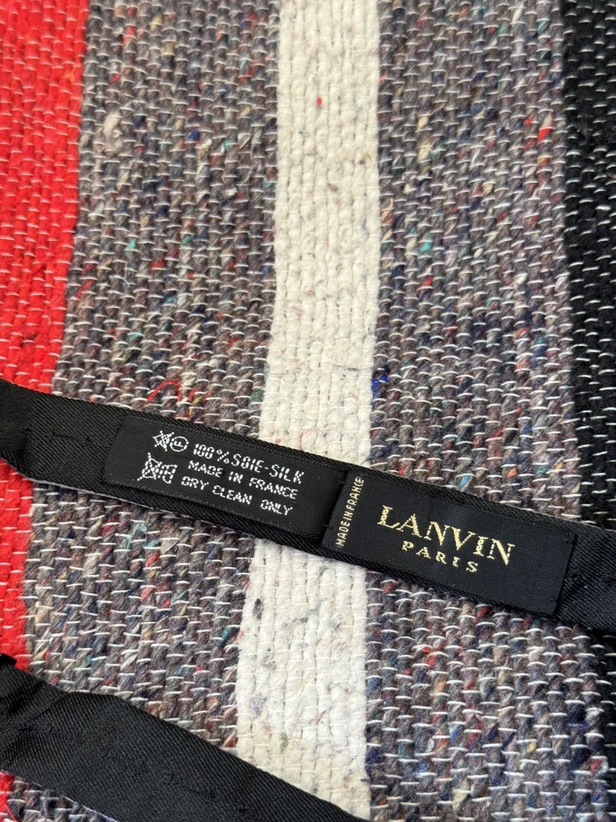 Vintage Vintage Lanvin Made In France Bow Tie Size ONE SIZE - 6 Thumbnail