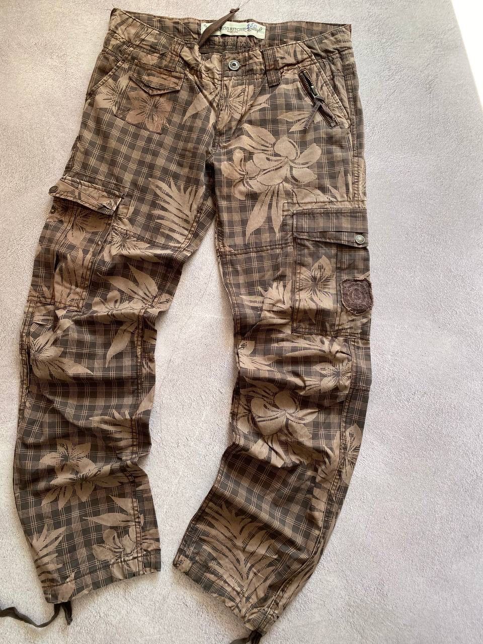 Japanese Brand Dirty pants Faded Crash denim thrashed y2k distressed jeans Size US 32 / EU 48 - 5 Thumbnail