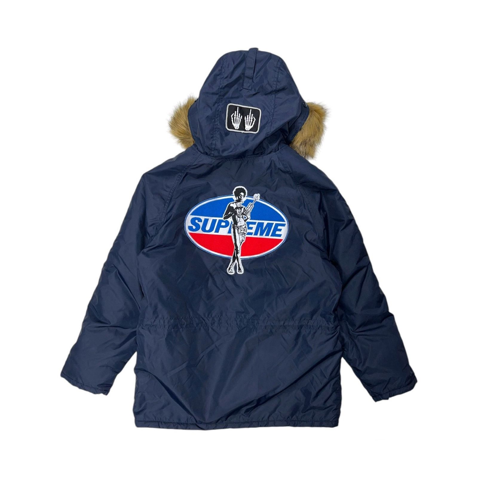 Hysteric Glamour × Supreme Supreme FW17 Hysteric Glamour N-3B Fur Parka Coat Size US S / EU 44-46 / 1 - 2 Thumbnail