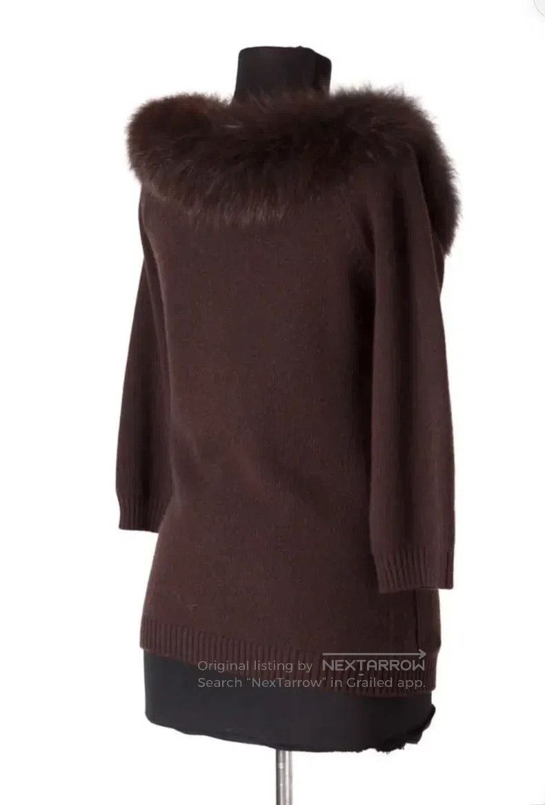 Valentino Valentino Catwalk style fox fur cardigan top Size S / US 4 / IT 40 - 5 Thumbnail