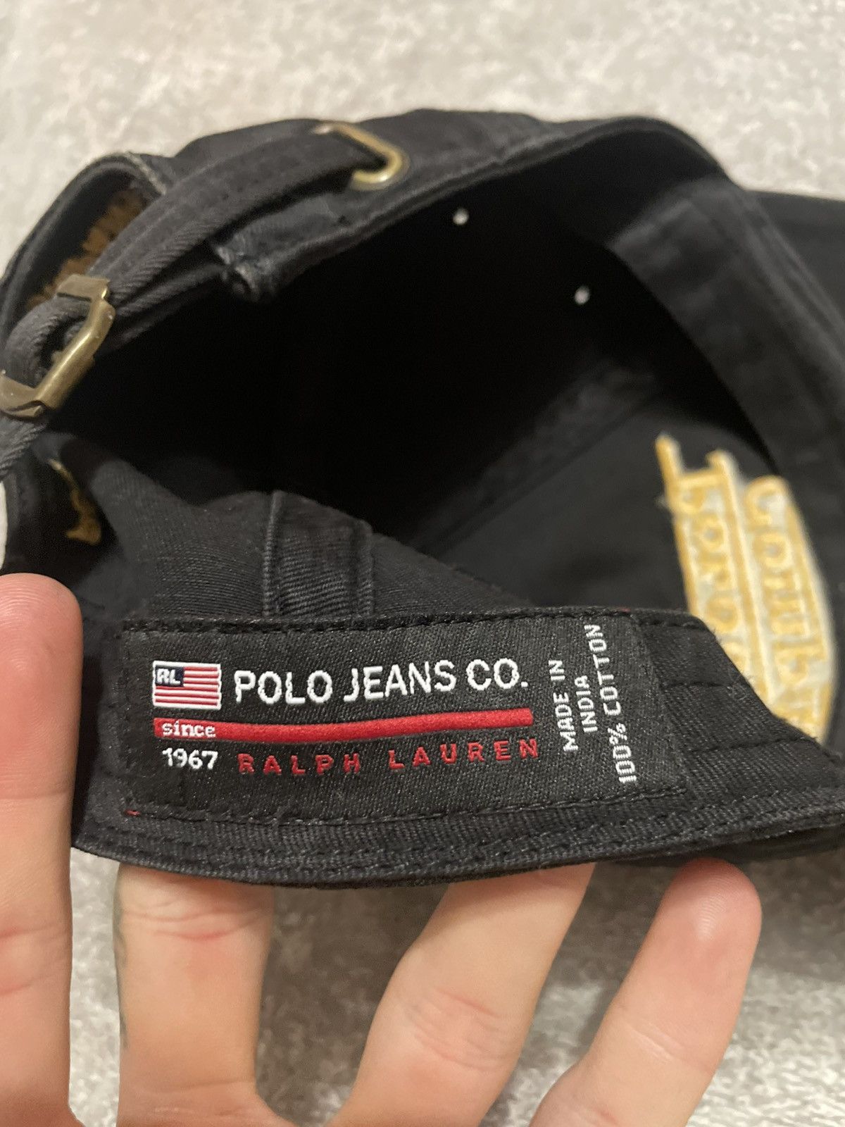 Polo Ralph Lauren × Vintage Vintage Ralph Lauren Polo Jeans Company Cap Hat Size ONE SIZE - 8 Thumbnail