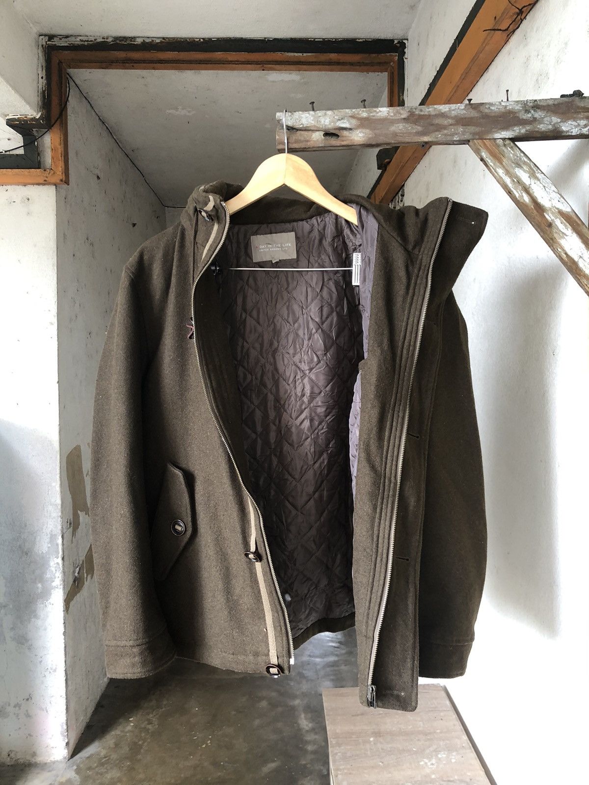 United Arrows United Arrows Wool Blend Winter Jacket Size US L / EU 52-54 / 3 - 3 Thumbnail
