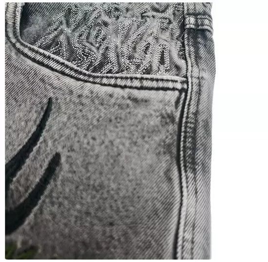 Ninth Hall Ninth Hall Waylay Dragon Grey Wash Denim Shorts Size US 34 / EU 50 - 3 Thumbnail