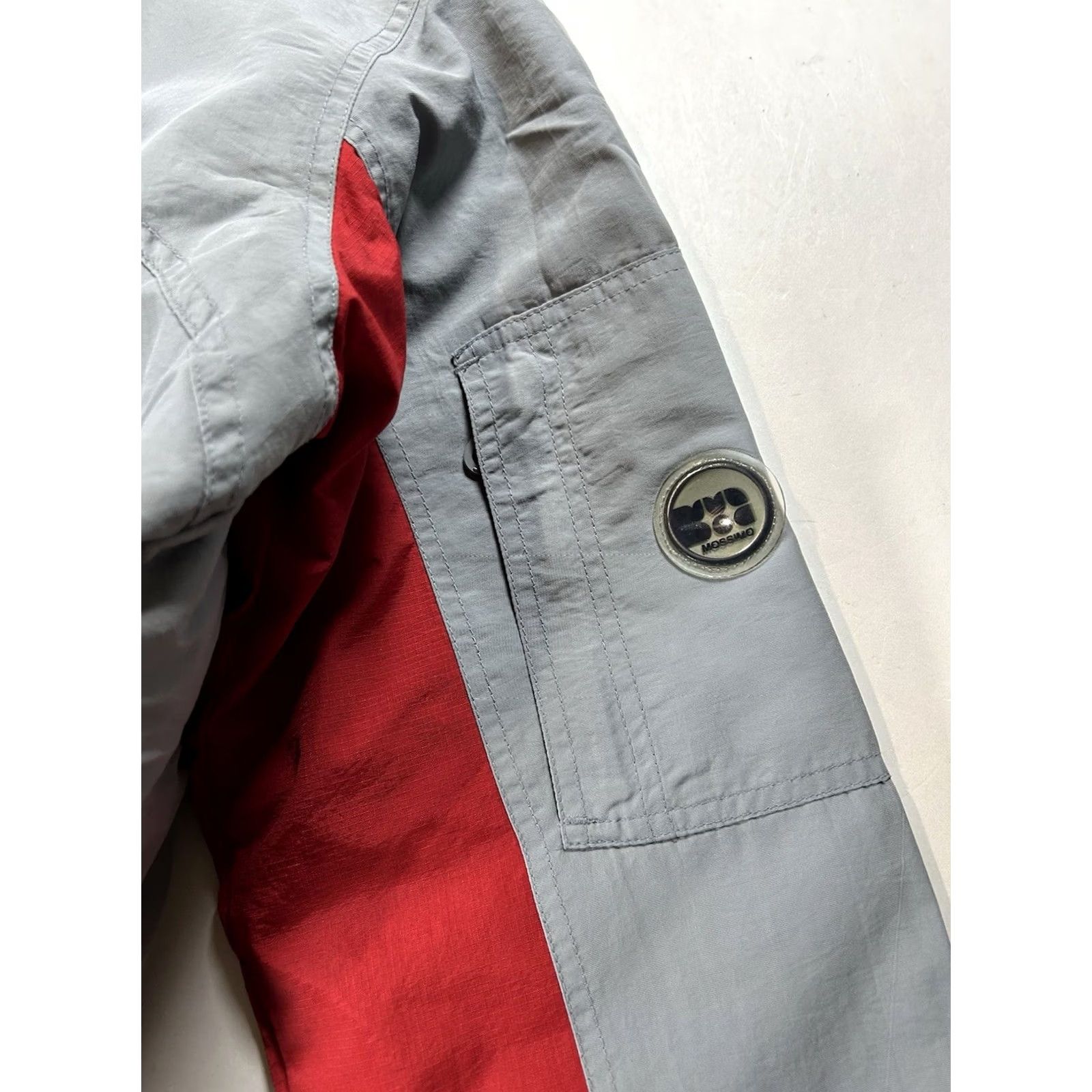 Mossimo VINTAGE Mossimo Jacket Fleece Liner Zip Up Medium Can Large Gray/Red Unisex Adults Size US L / EU 52-54 / 3 - 6 Thumbnail
