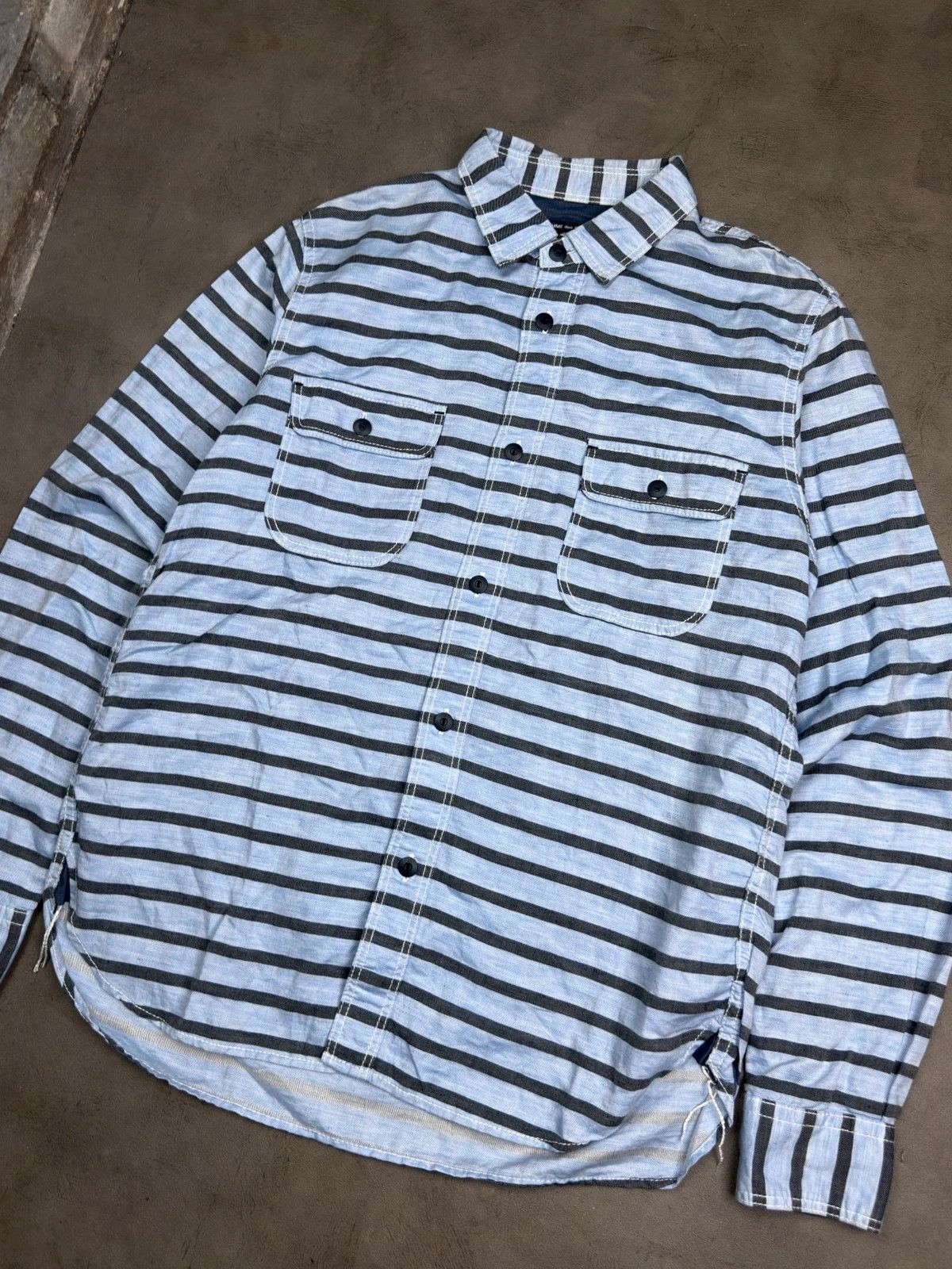 Comme des Garcons Comm des Garçons AD2015 archive striped shirt Size US M / EU 48-50 / 2 - 7 Thumbnail