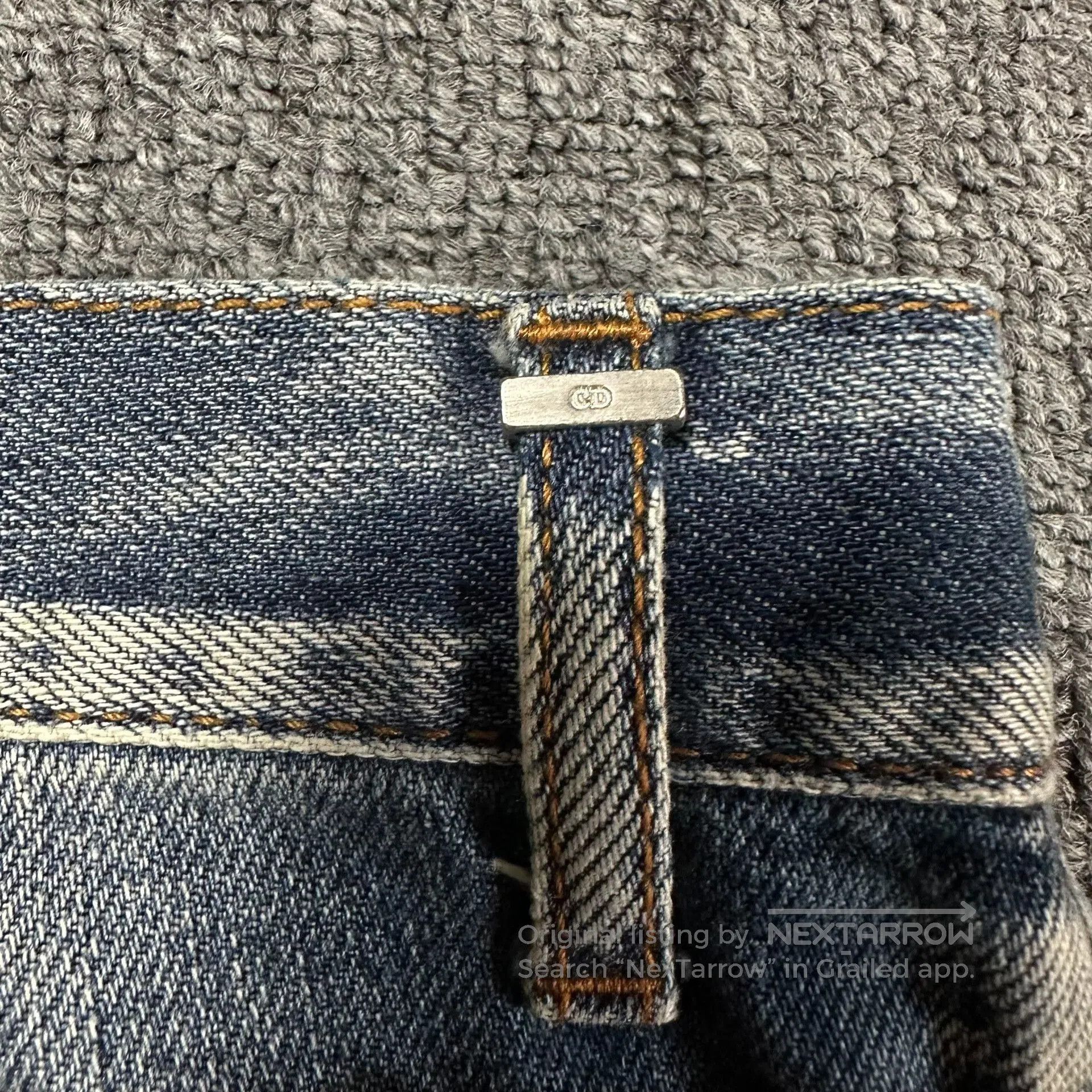 Dior Dior Distressed Wash Denim Pants Size 32. Size US 32 / EU 48 - 4 Thumbnail