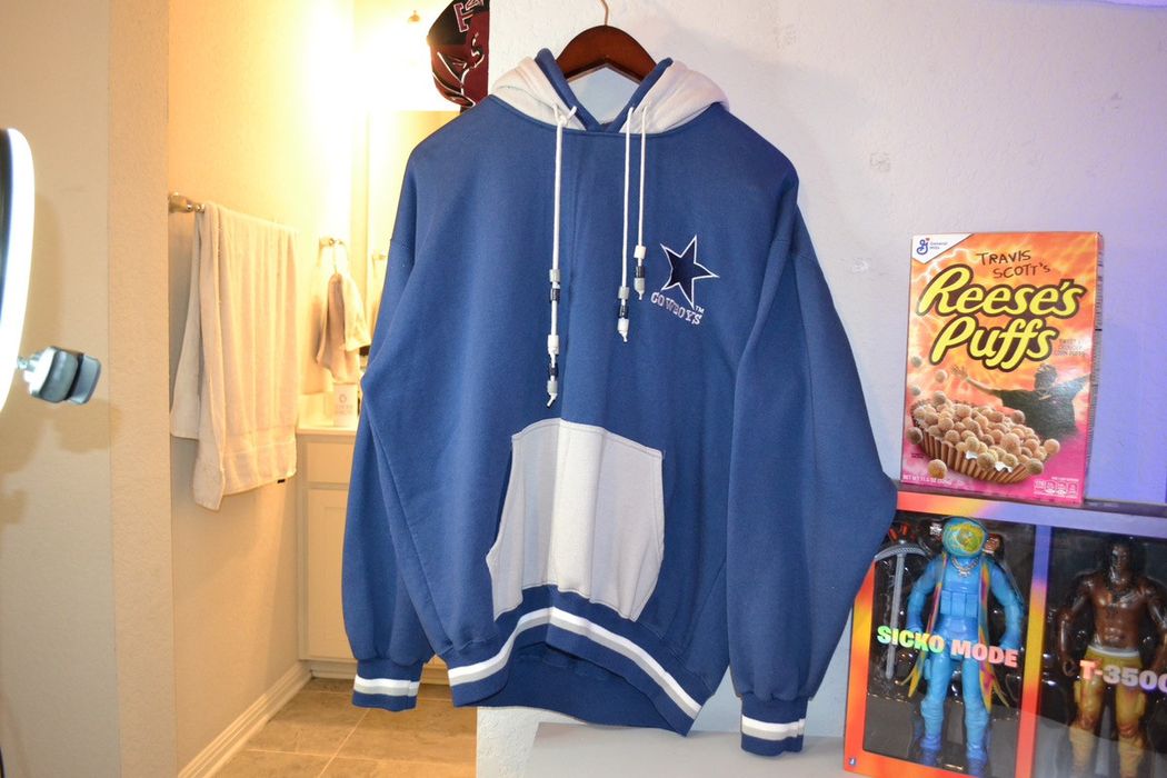 Dallas Cowboys Nfl Y2k Deadstock Hoodie Xl 