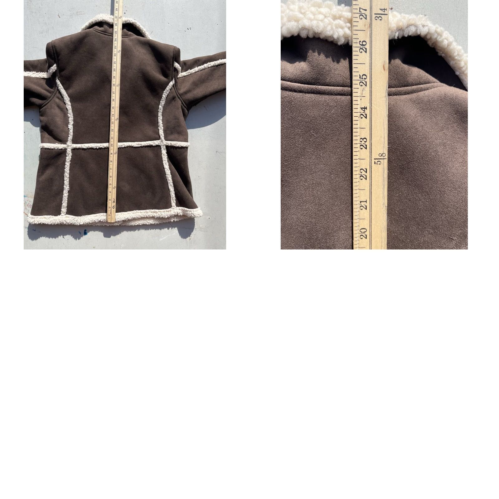 Vintage VINTAGE L.L. Bean Jacket Women Petite Medium Brown Sherpa Hippie Boho Music 60s Womens Size M / US 6-8 / IT 42-44 - 9 Thumbnail