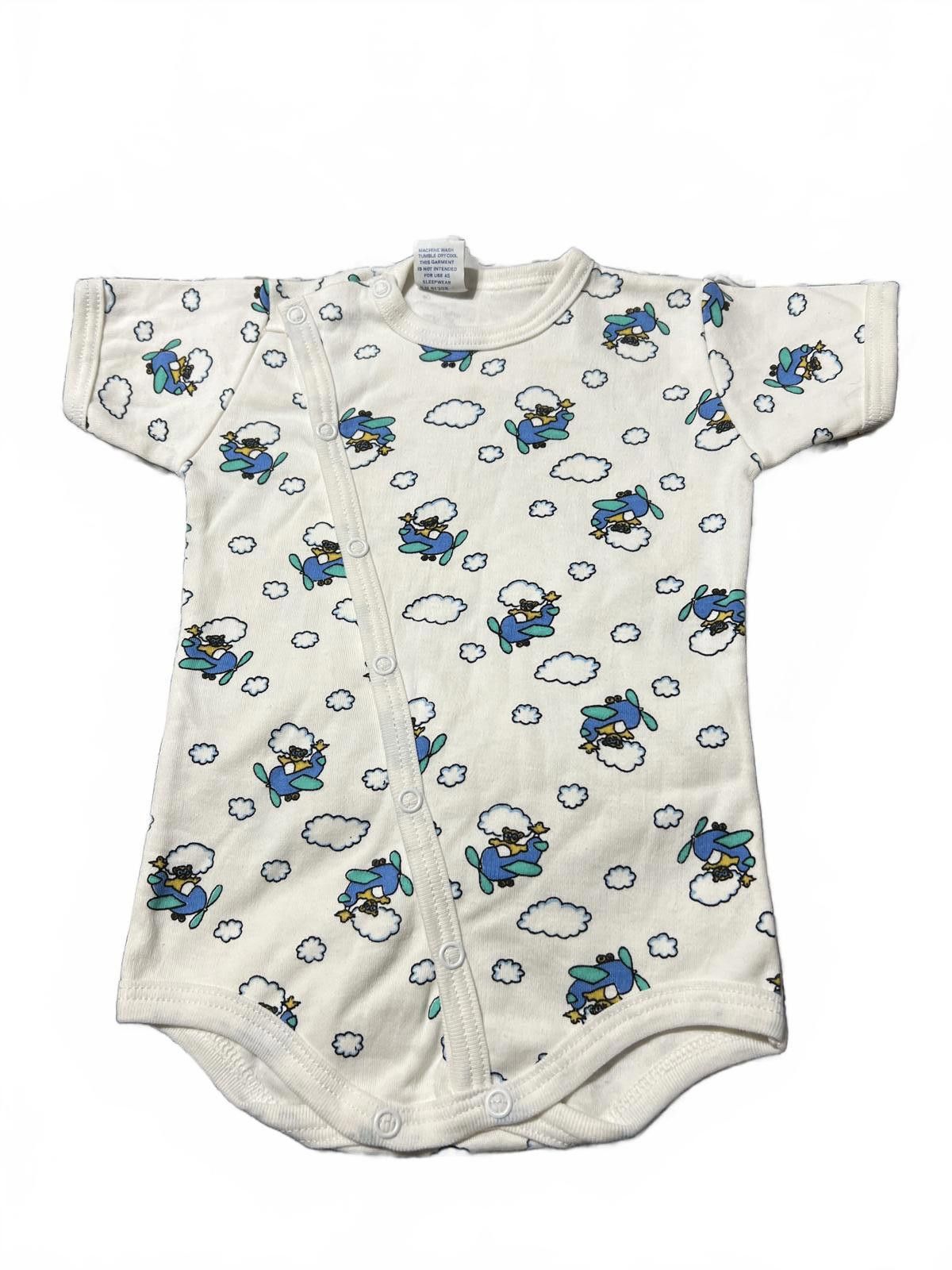 Other Star Baby 100% Cotton Infant Bodysuit with Airplane and Bear Size US XXS / EU 40 - 1 Thumbnail