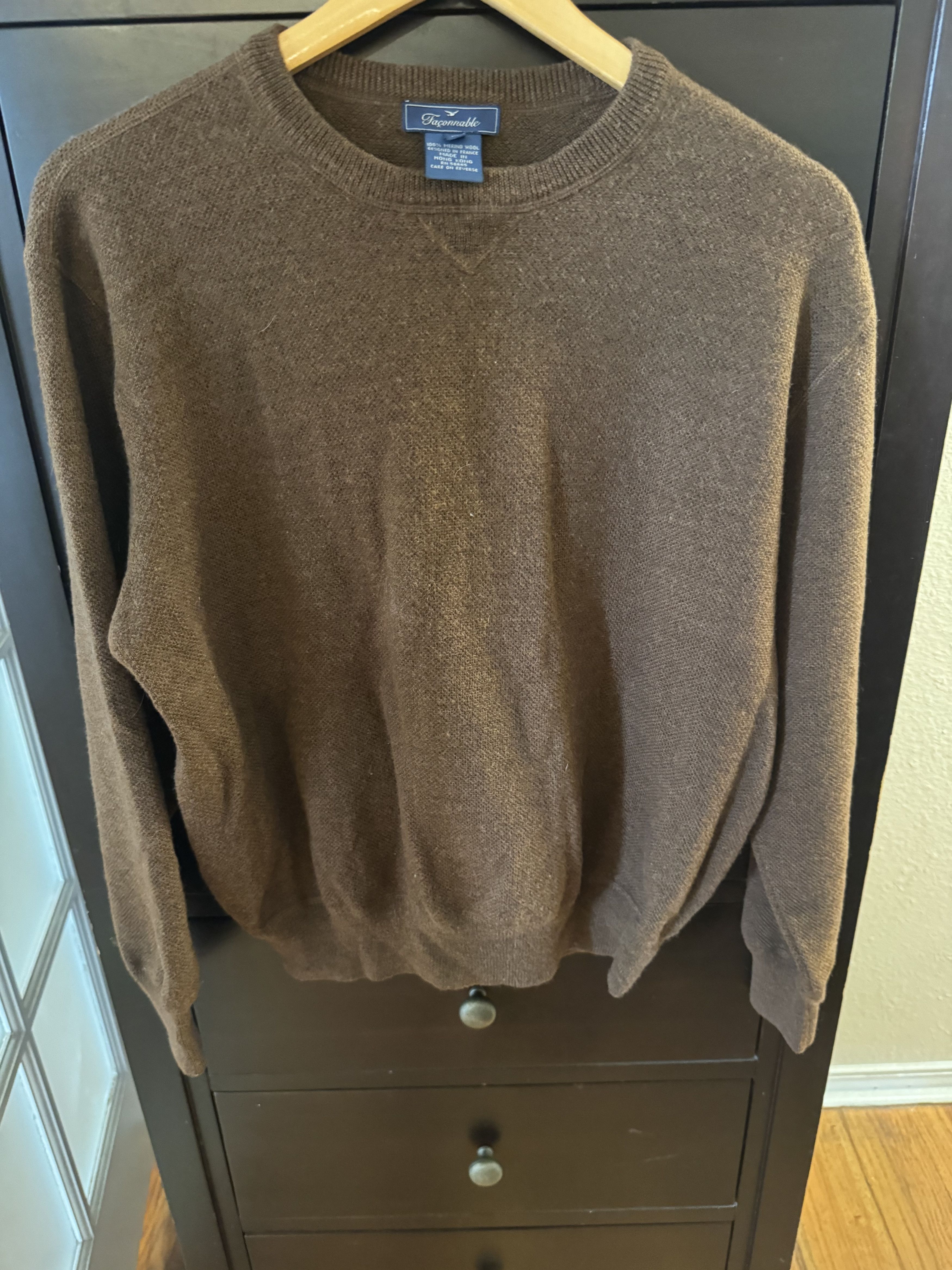 Faconnable Facconnable 100% Merino Wool Sweater Size US M / EU 48-50 / 2 - 1 Thumbnail