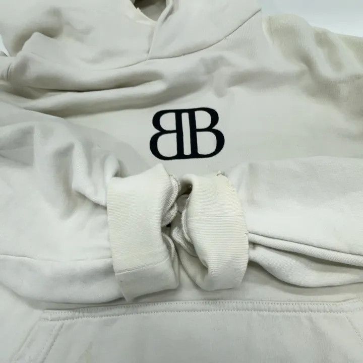 Balenciaga Balenciaga Balenciaga Hooded Sweatshirt with Logo Print -2 Size US S / EU 44-46 / 1 - 8 Thumbnail