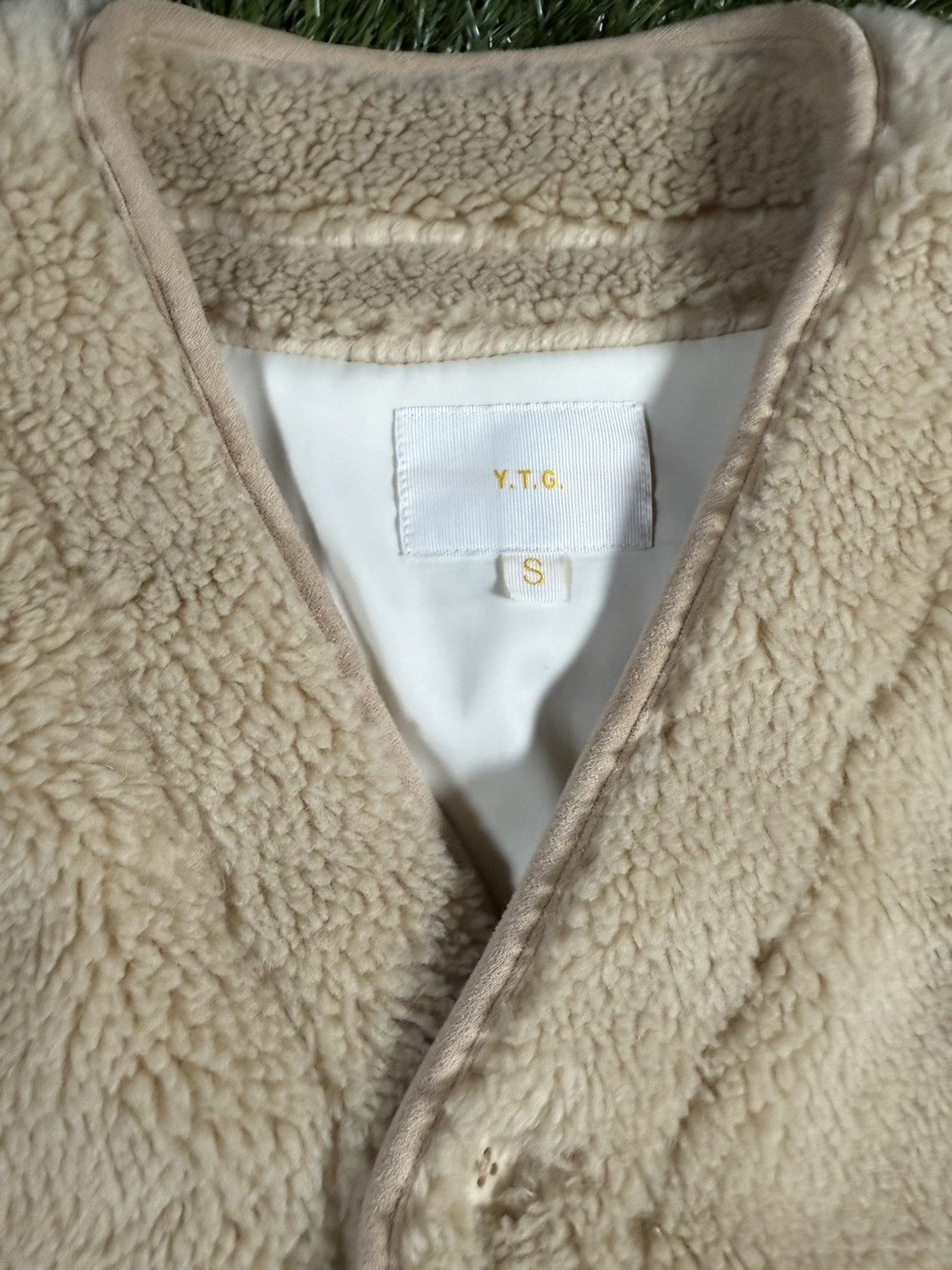 YITAI Y2k Yitai LA Fur Sherpa Winter Fleece Thick Cardigan Sweater Size US S / EU 44-46 / 1 - 2 Thumbnail