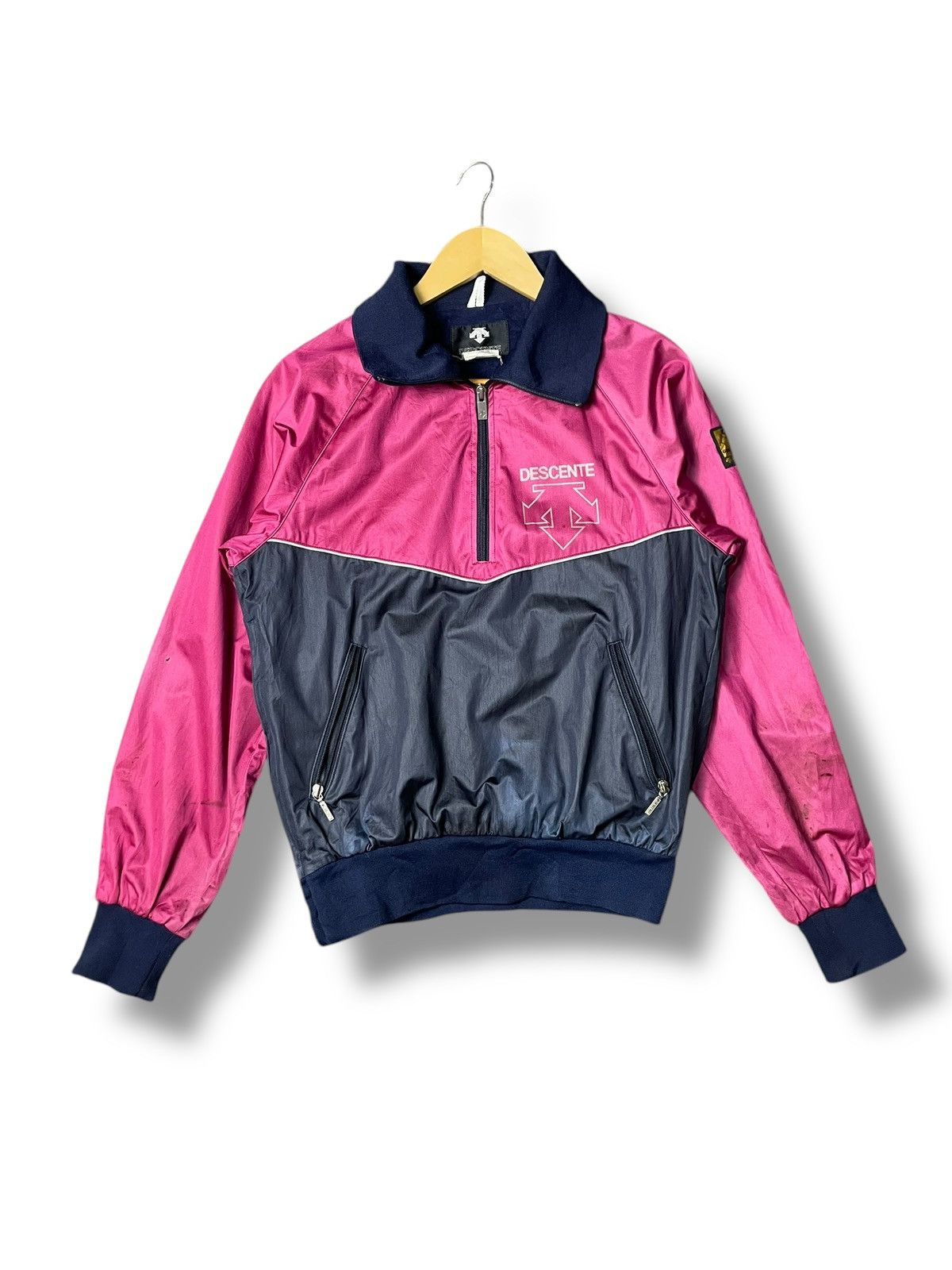Descente × Japanese Brand Descente Brand Colour Block Pullover (58) Size US XXS / EU 40 - 1 Thumbnail