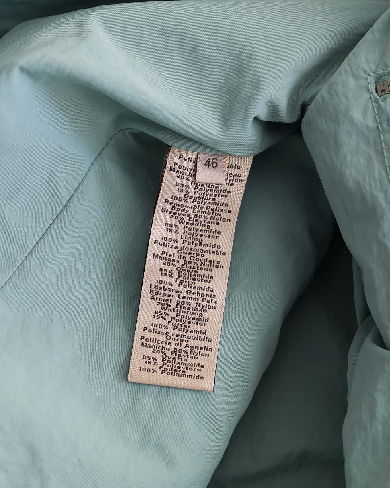 Hermes $20,000 Mens FW22 Blue Lamb Fur Lined Runway Jacket Size US S / EU 44-46 / 1 - 10 Thumbnail