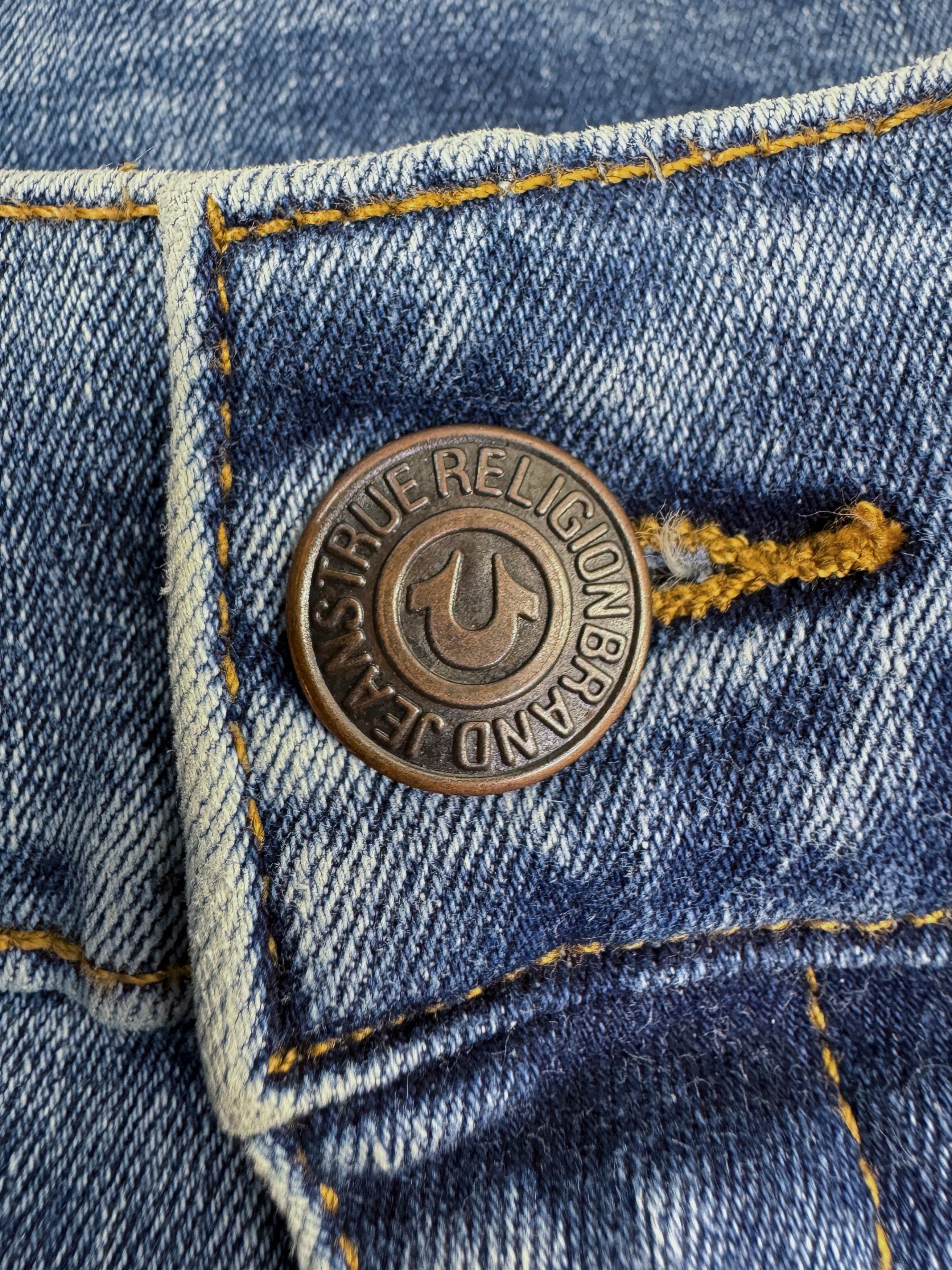 True Religion True Religion Rocco Flap Skinny Jeans Pants Relaxed Denim Size US 34 / EU 50 - 6 Thumbnail